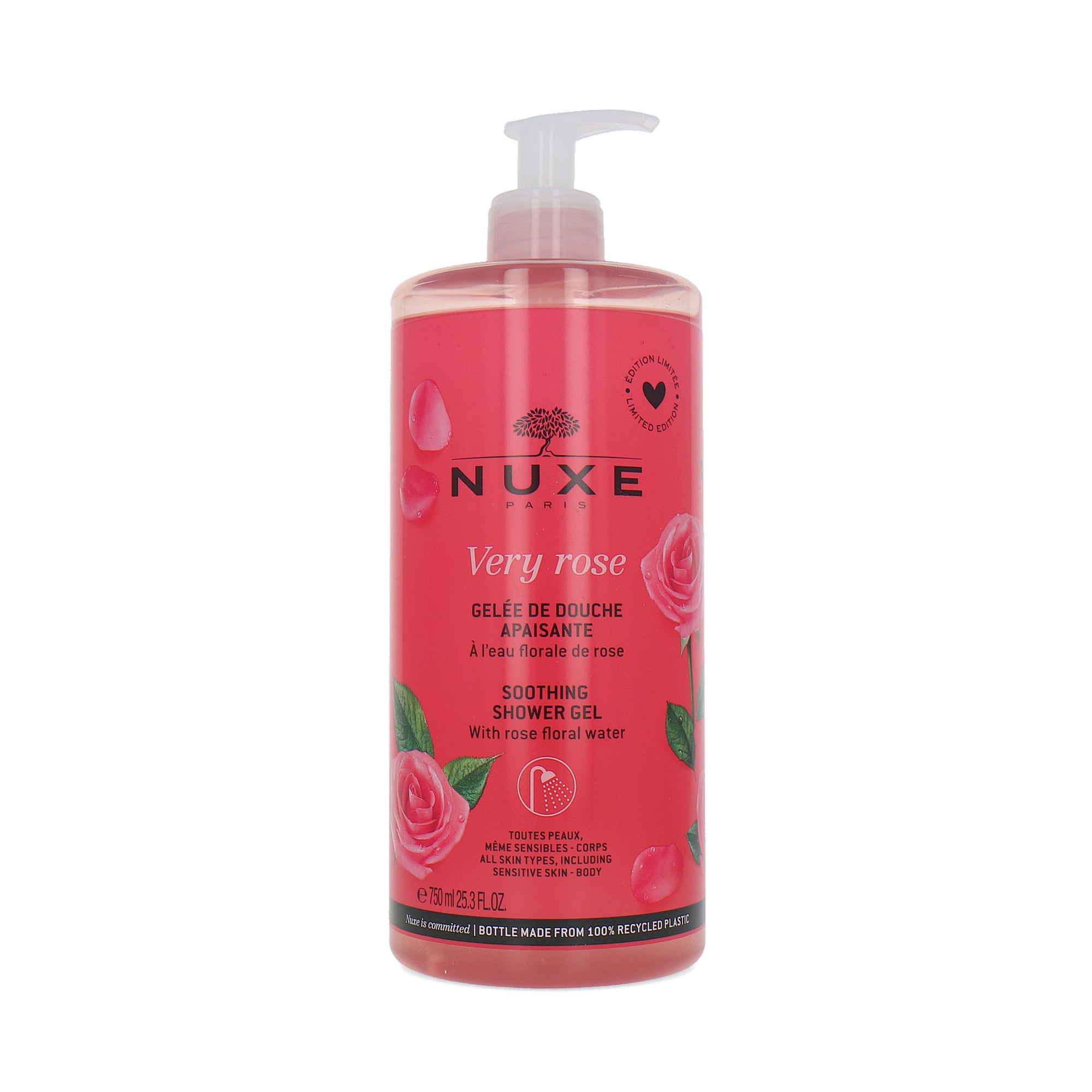 Nuxe Very Rose Soothing Shower Gel - 750 ml