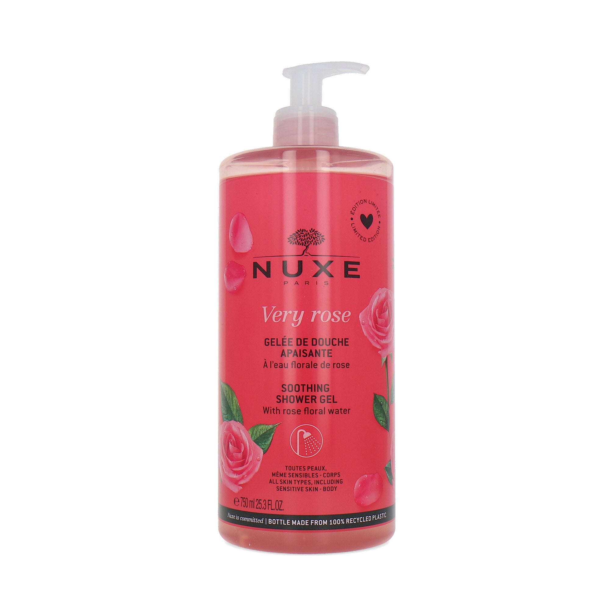 Nuxe Very Rose Soothing Shower Gel - 750 ml