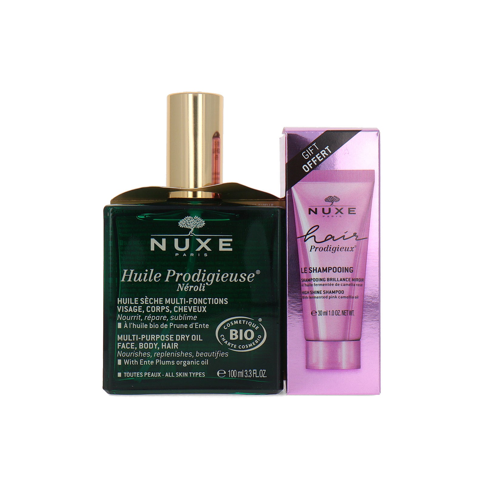 Nuxe Huile Prodigieuse Néroli + Hair Prodigieux Shampoo - 130 ml