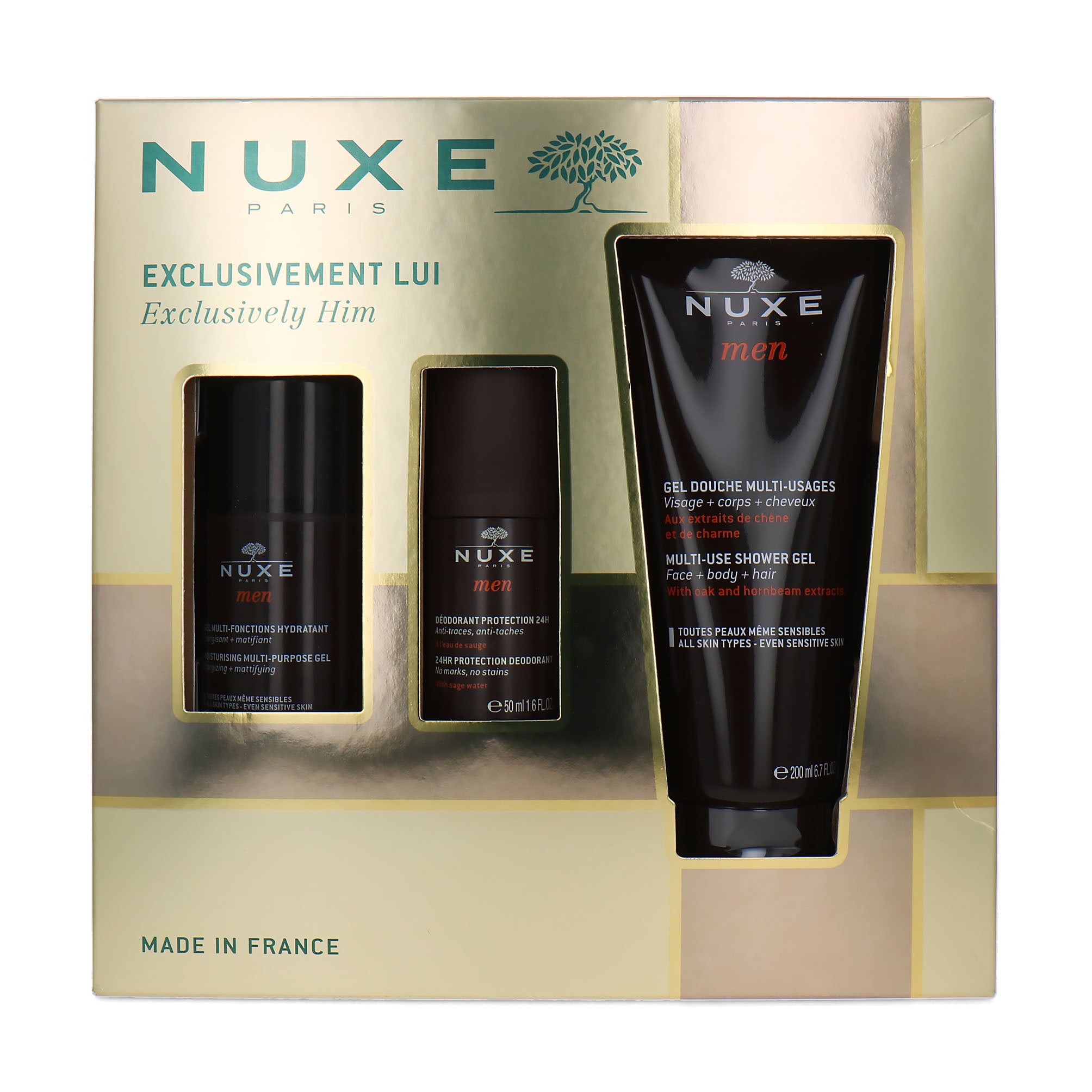 Nuxe Men Cadeauset - Exclusively Him