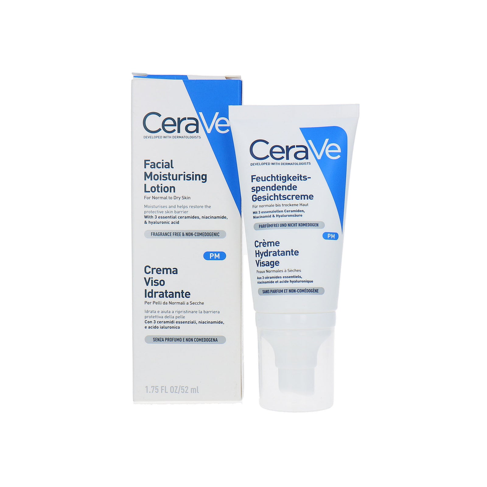 Cerave Facial Moisturising Lotion - 52 ml (parfümfrei)