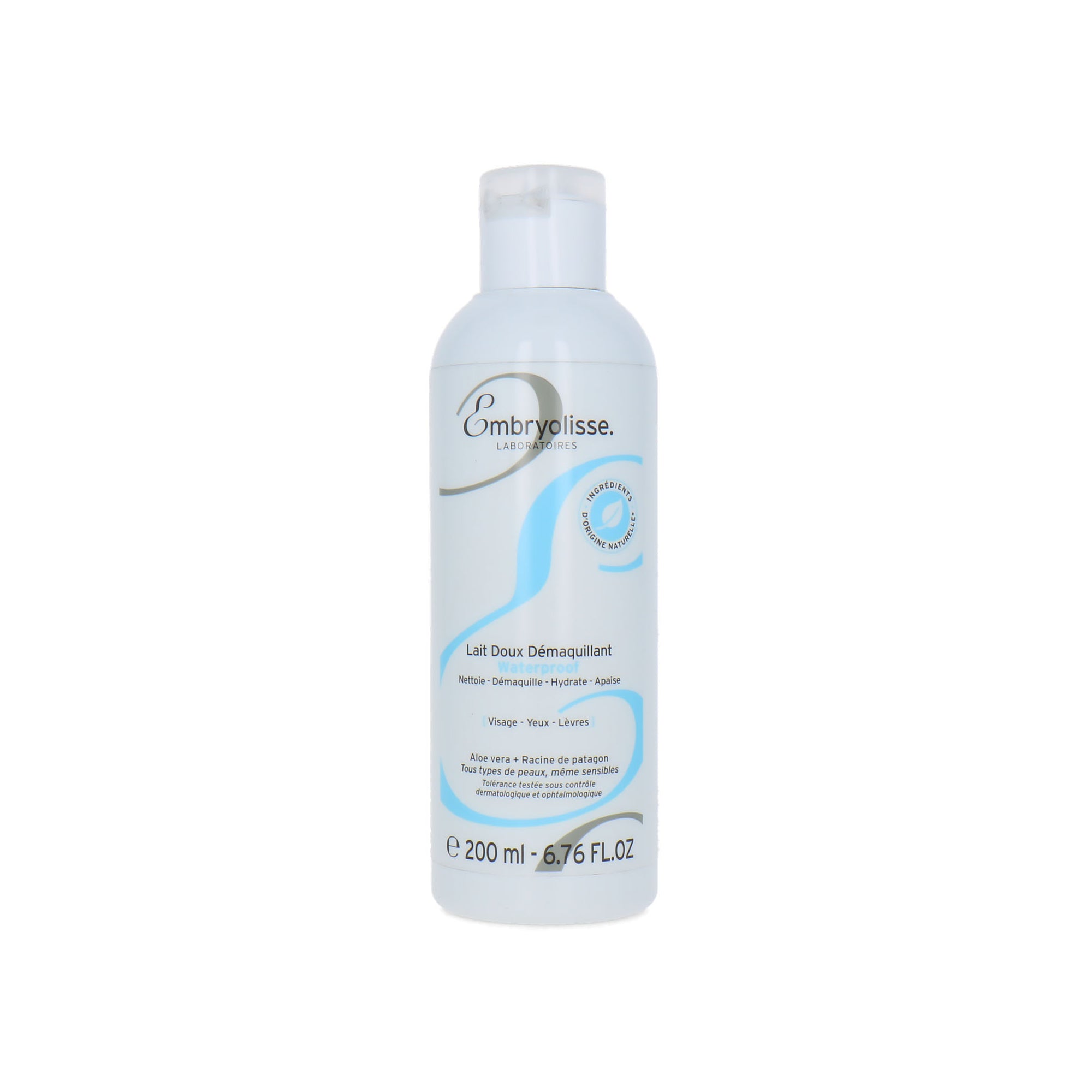 Embryolisse Gentle Make-Up Remover Milk For Face, Eyes and Lips - 200 ml