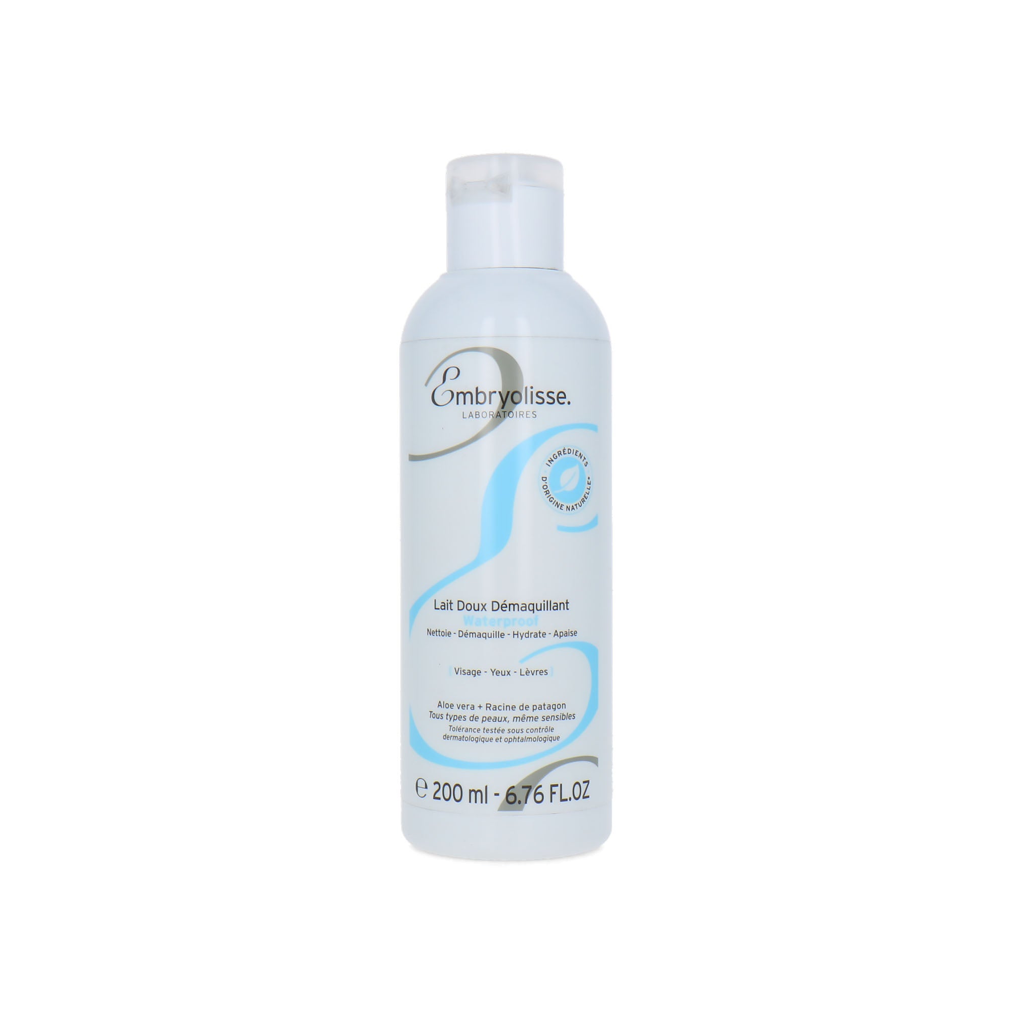 Embryolisse Gentle Make-Up Remover Milk For Face, Eyes and Lips - 200 ml