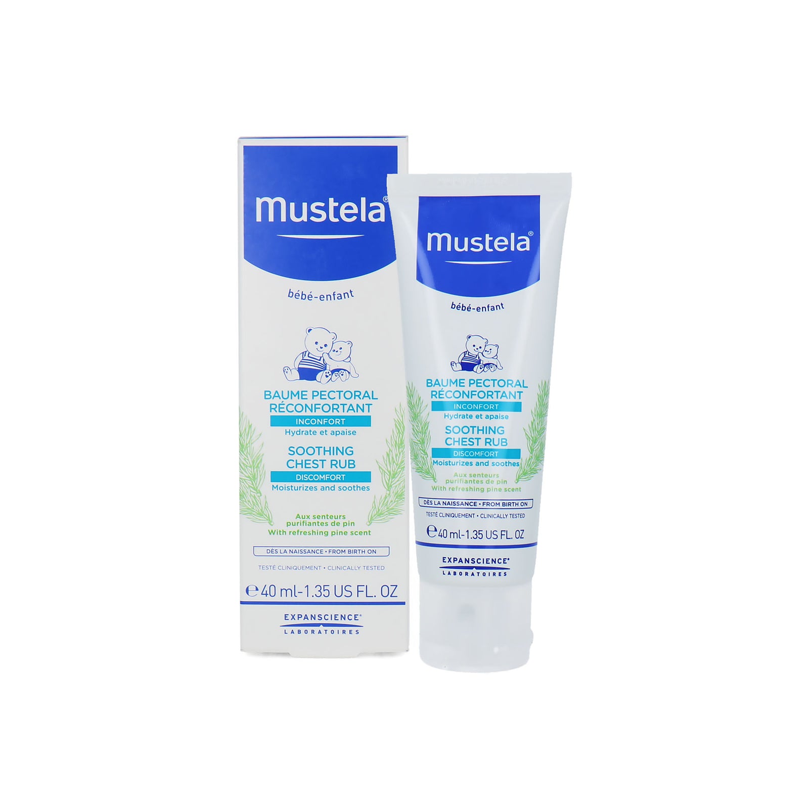 Mustela Soothing Chest Rub - 40 ml