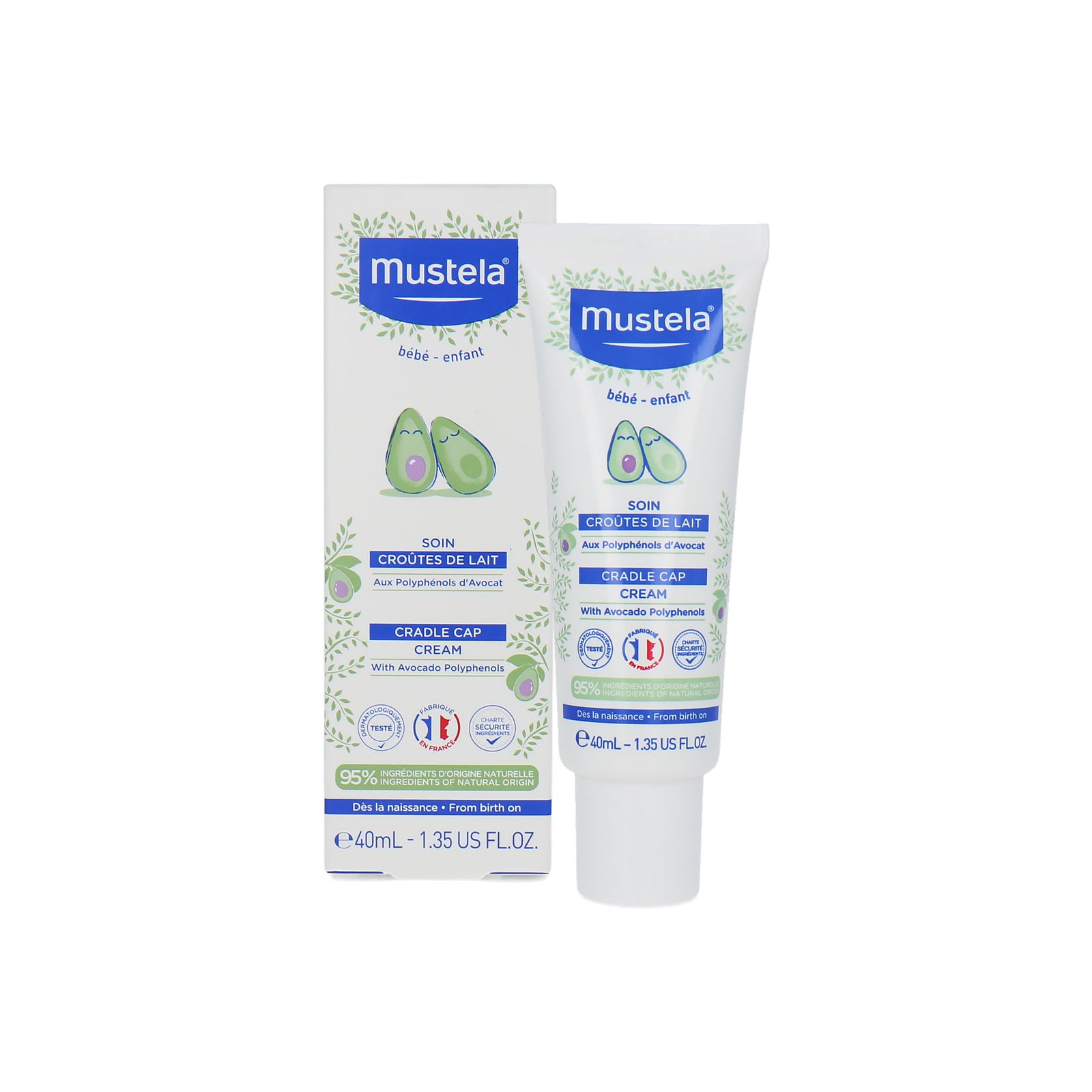 Mustela Cradle Cap Cream - 40 ml