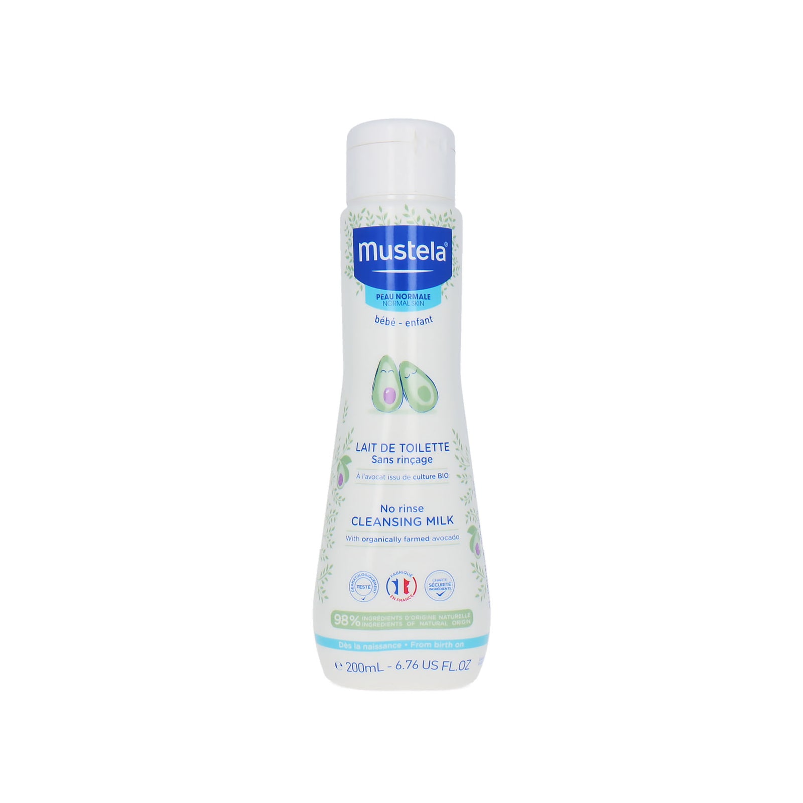 Mustela No Rinse Cleansing Milk - 200 ml