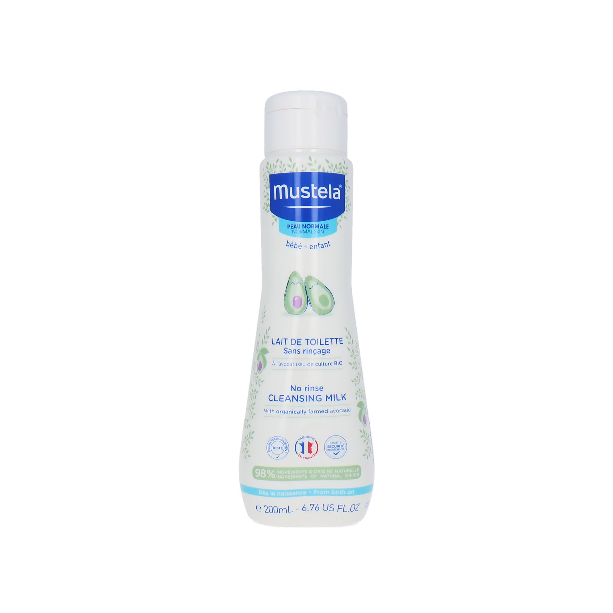 Mustela No Rinse Cleansing Milk - 200 ml