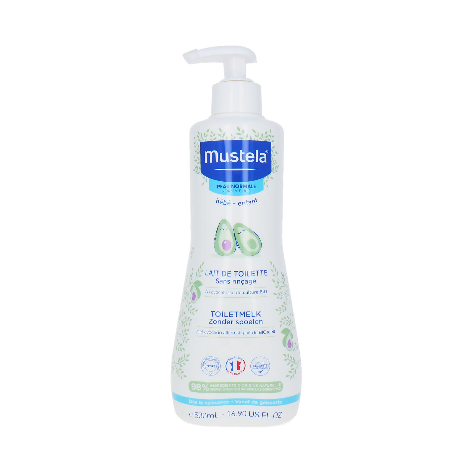 Mustela No Rinse Body Milk - 500 ml