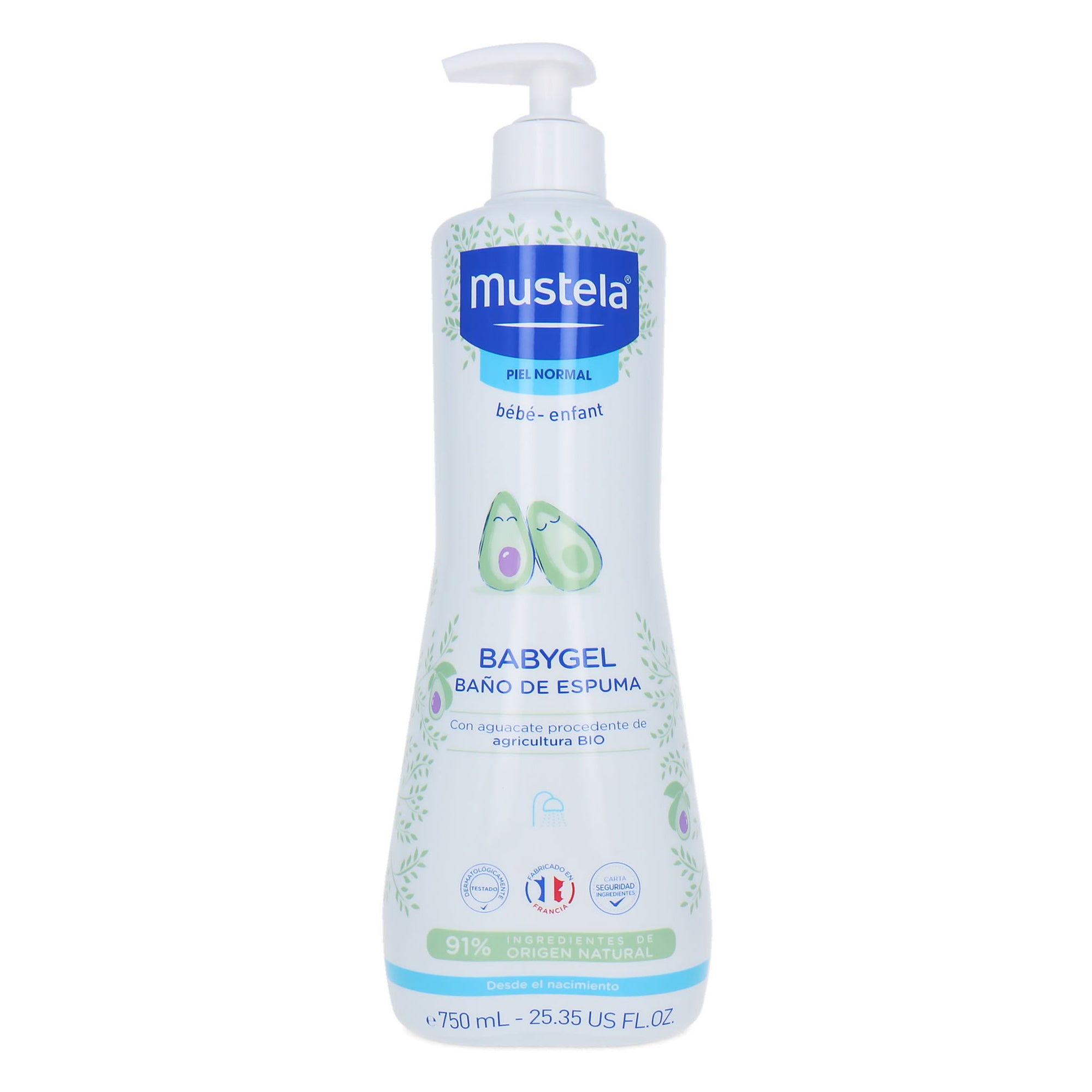 Mustela Babygel Bubble Bath - 750 ml