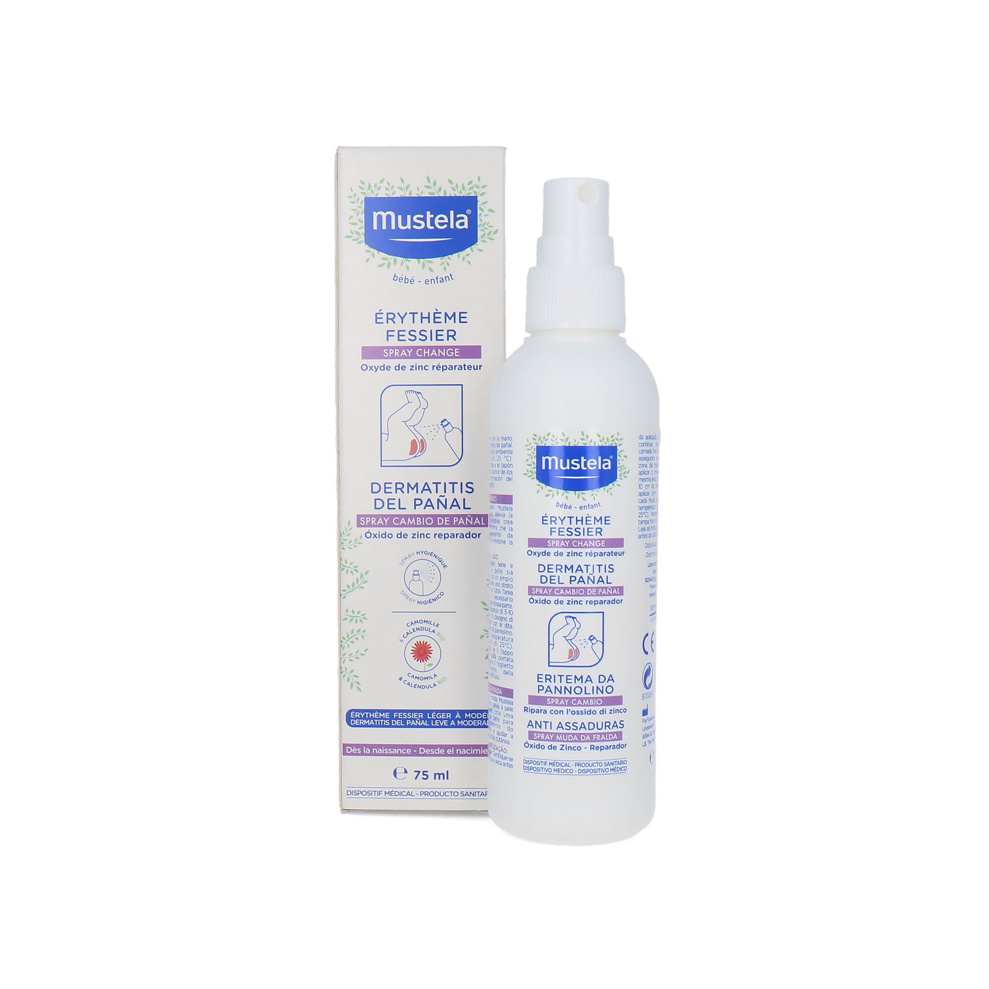 Mustela Diaper Change Spray - 75 ml