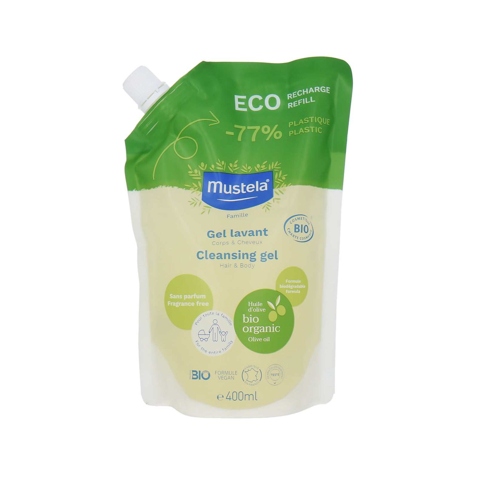 Mustela Cleansing Gel Refill - 400 ml