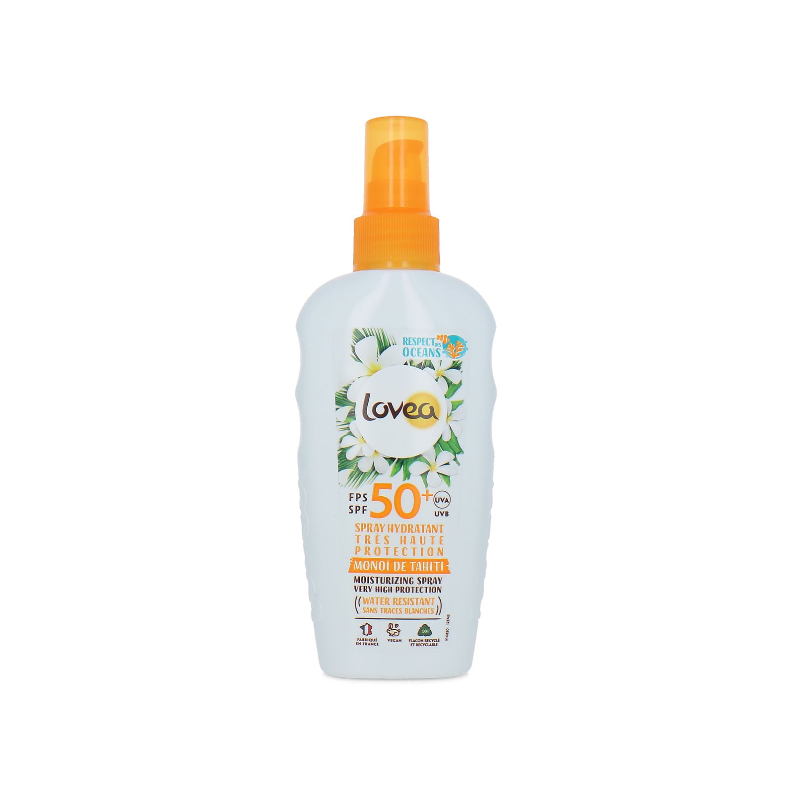 Lovea Moisturizing Sun Protection Spray Monoï de Tahiti - 150 ML (SPF 50)