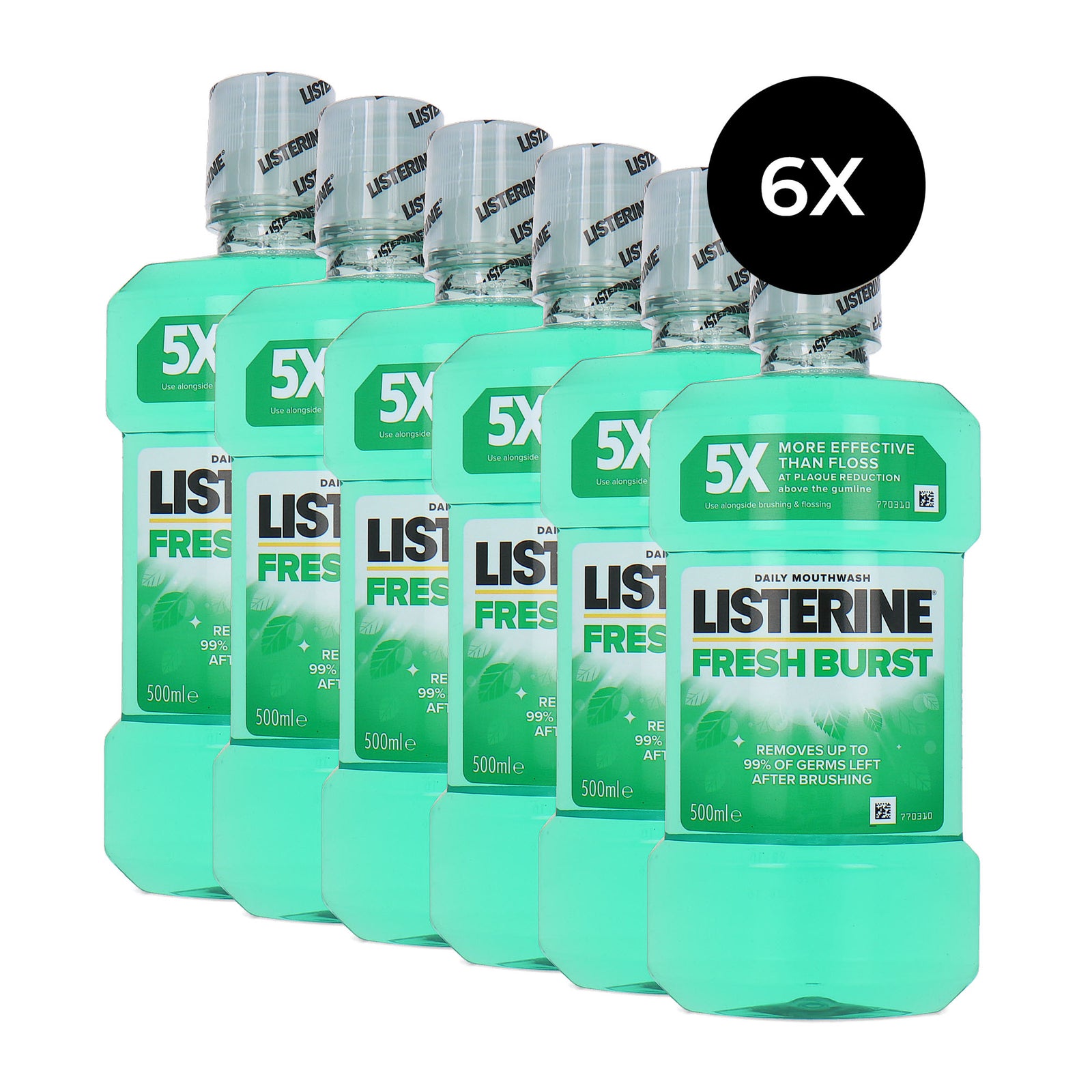 Listerine Fresh Burst Mundspülung – 6 x 500 ml
