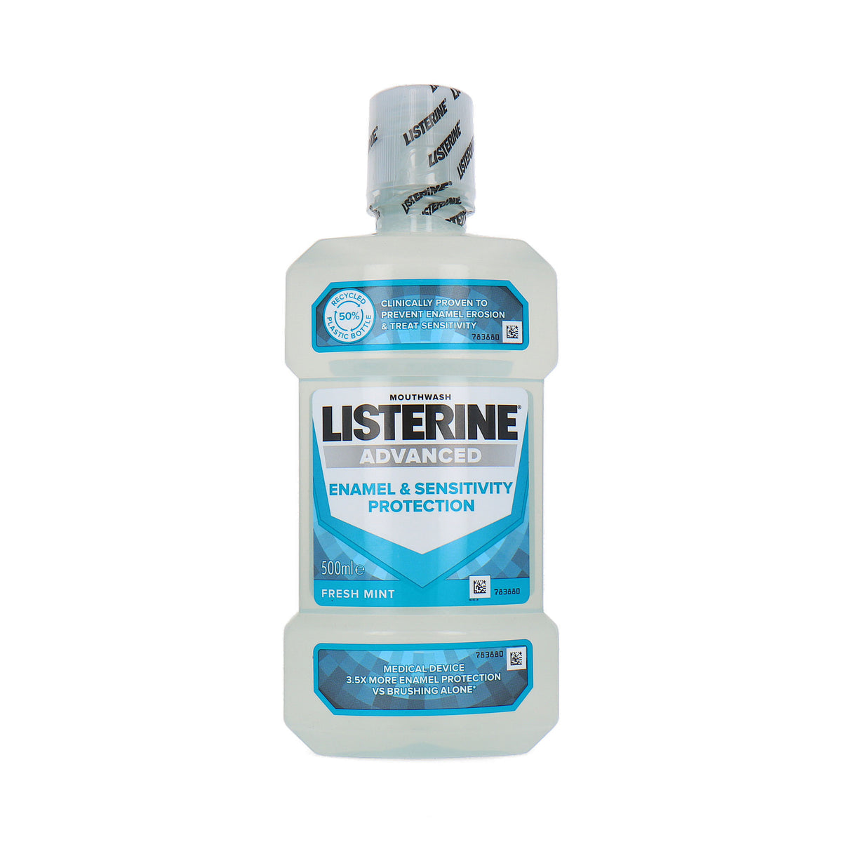 Listerine Fresh Mint Advanced Mouthwash - 500 ml
