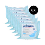 Johnson's Make-Up Be Gone 5-in-1 Refreshing Cleansing Wipes - 6 x 25 wipes (voor droge huid)