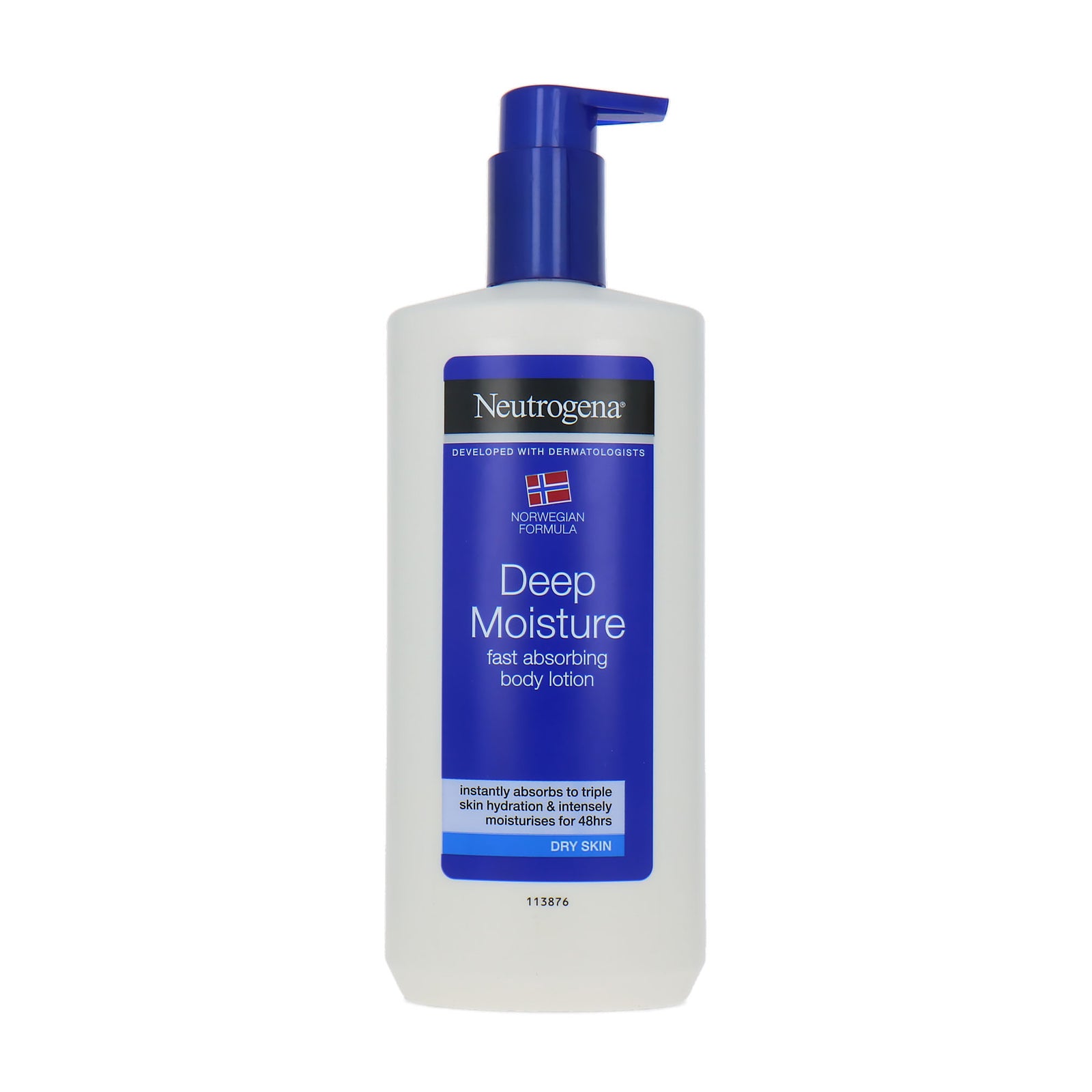 Neutrogena Deep Moisture Fast Absorbing Body Lotion - 400 ml (voor droge huid)