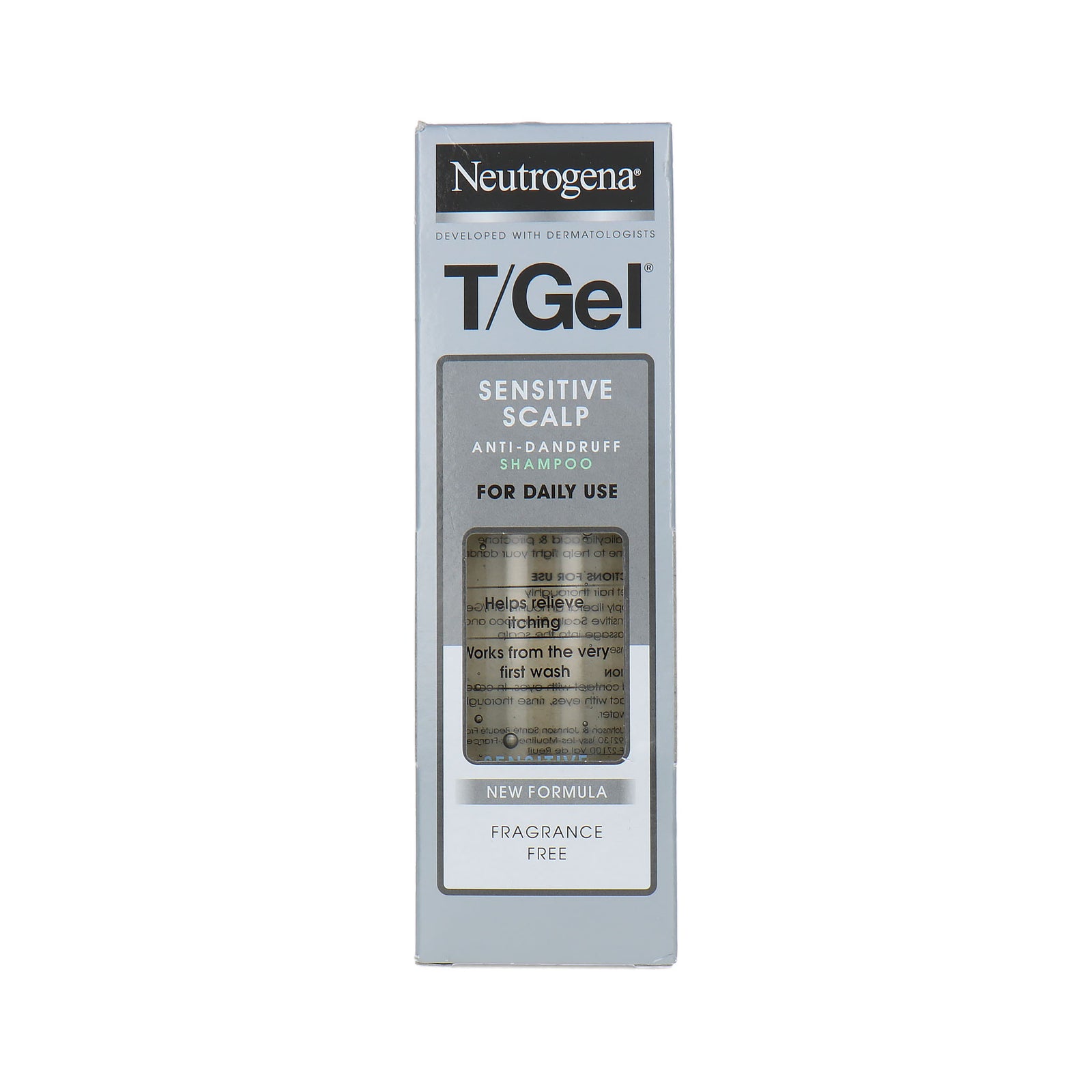 Neutrogena T/Gel Sensitive Scalp Fragrance Free Shampoo - 125 ml (anti-roos)