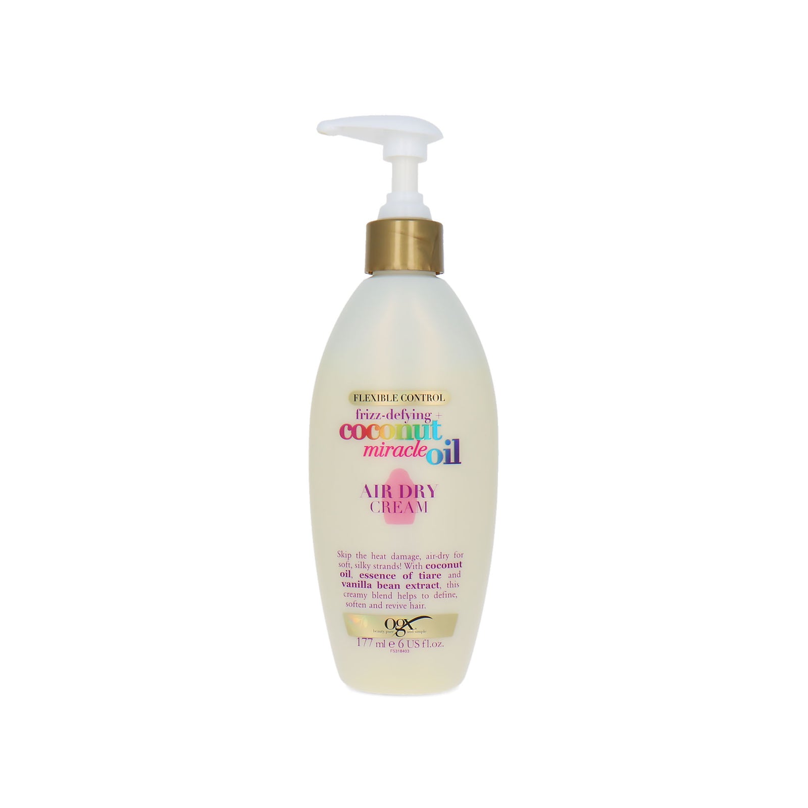 OGX Frizz-Defying + Coconut Miracle Oil Air Dry Cream - 177 ml