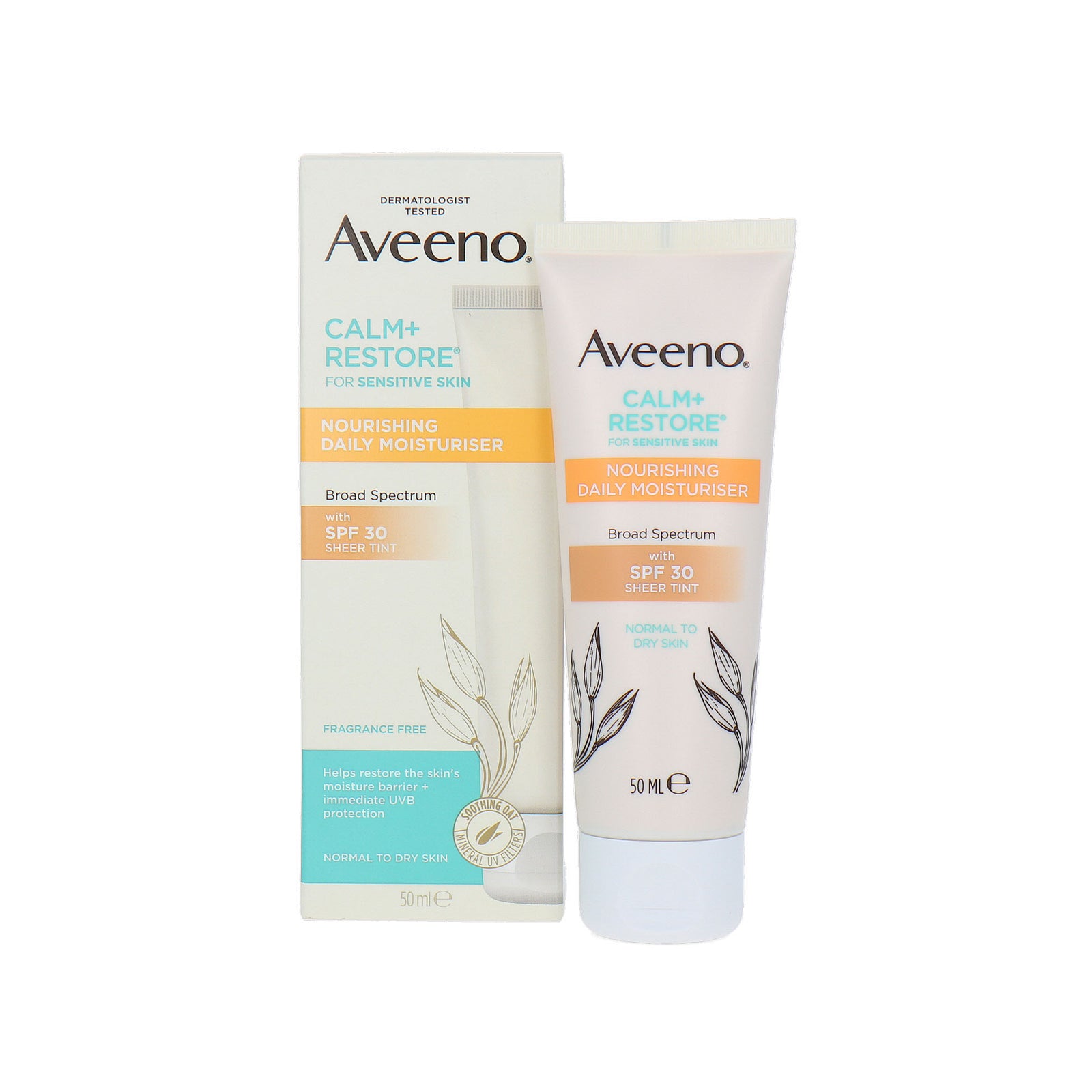 Aveeno Calm + Restore Nourishing Daily Moisturiser - 50 ml