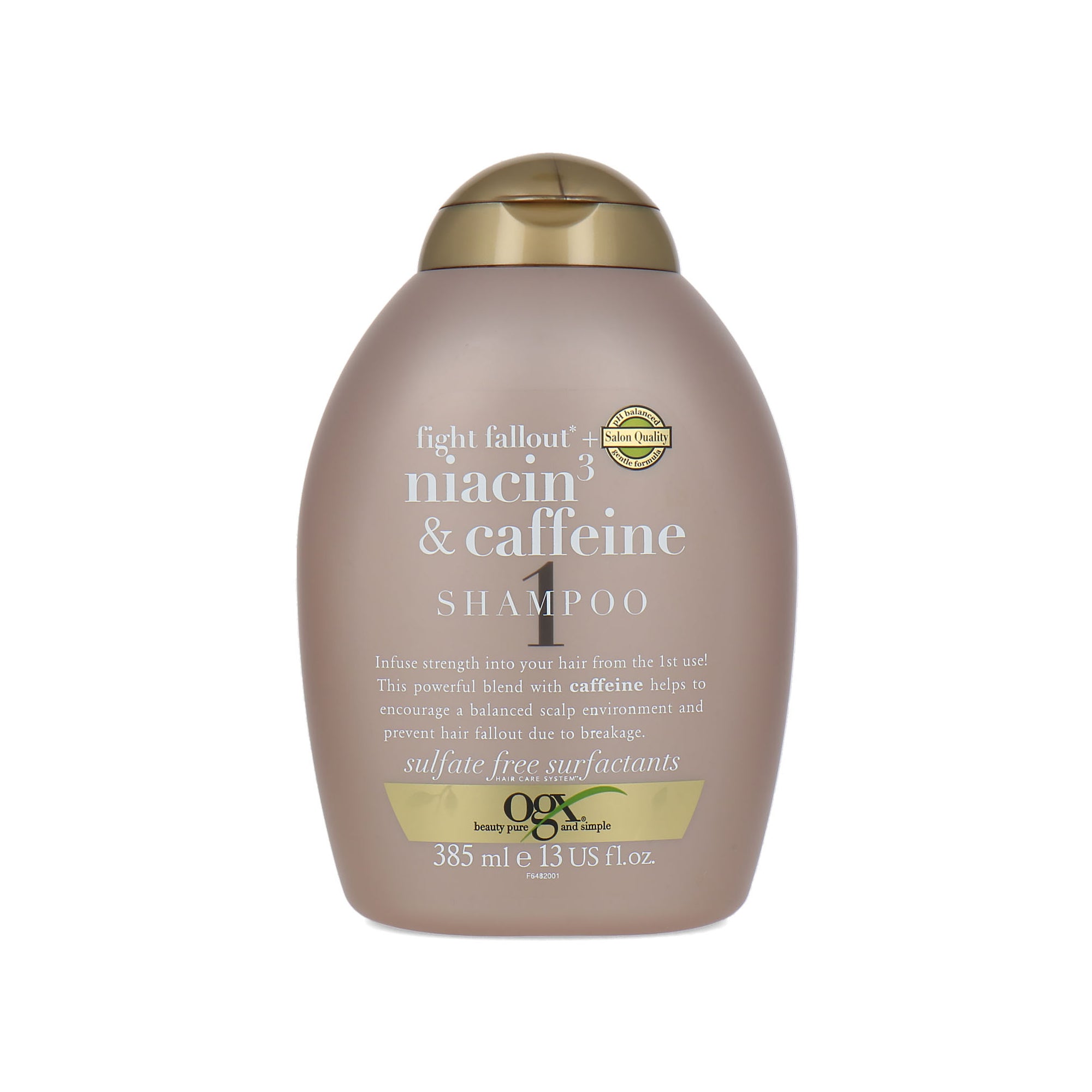 OGX Niacin³ & Caffeine Shampoo - 385 ml