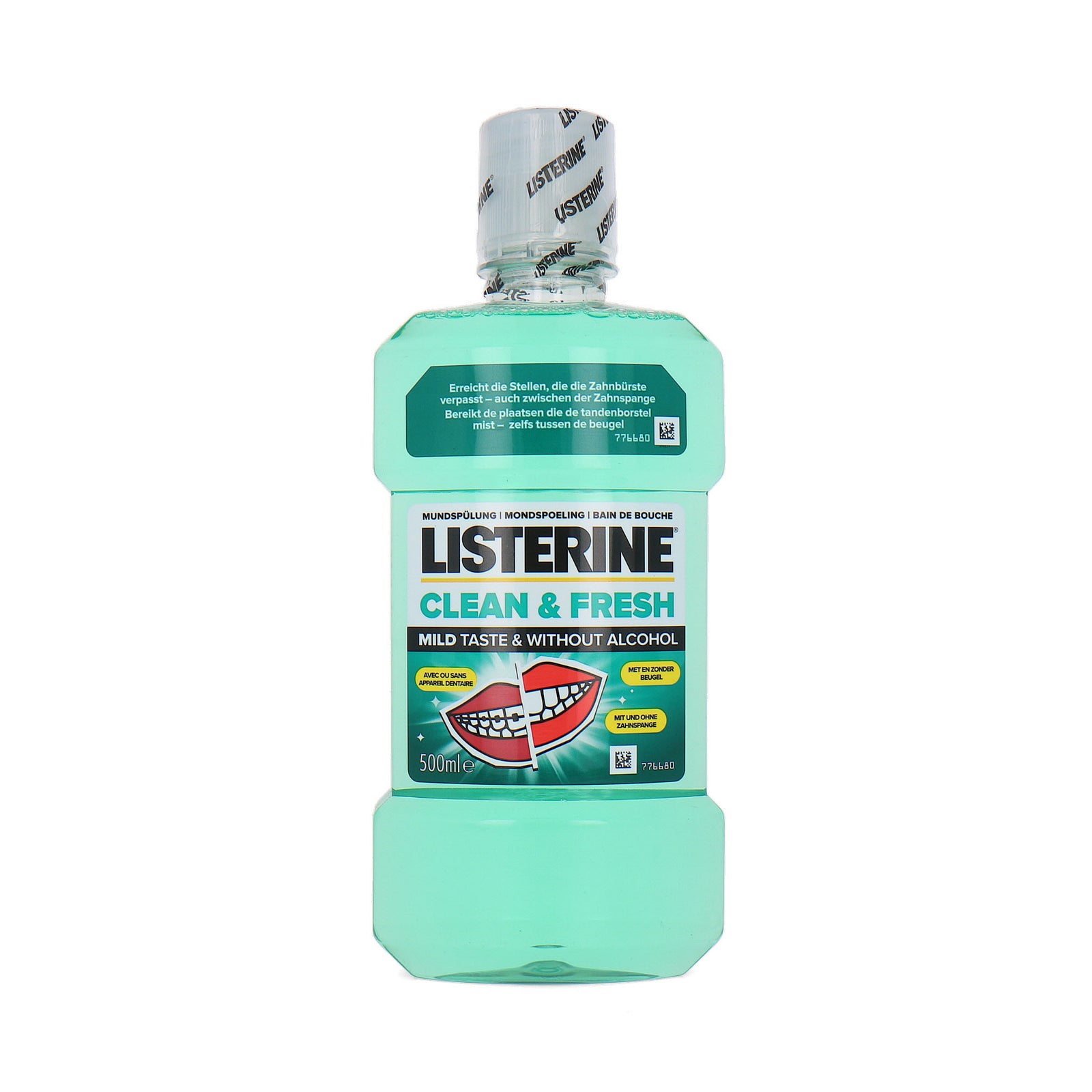Listerine Clean & Fresh Mouthwash - 500 ml