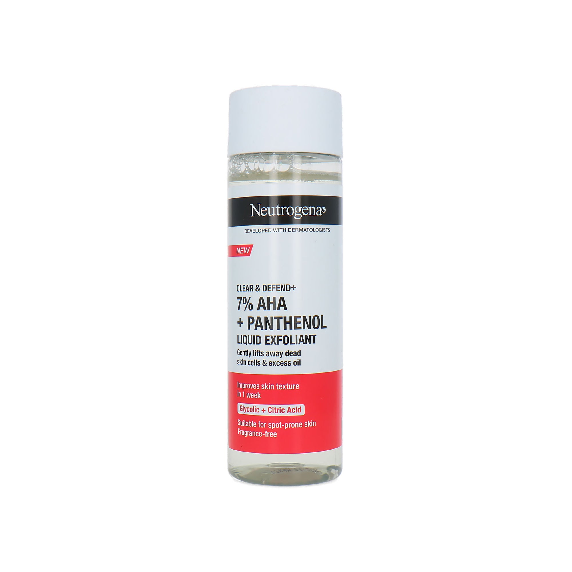 Neutrogena Clear & Defend 7% AHA + Panthenol Liquid Exfoliant - 125 ml