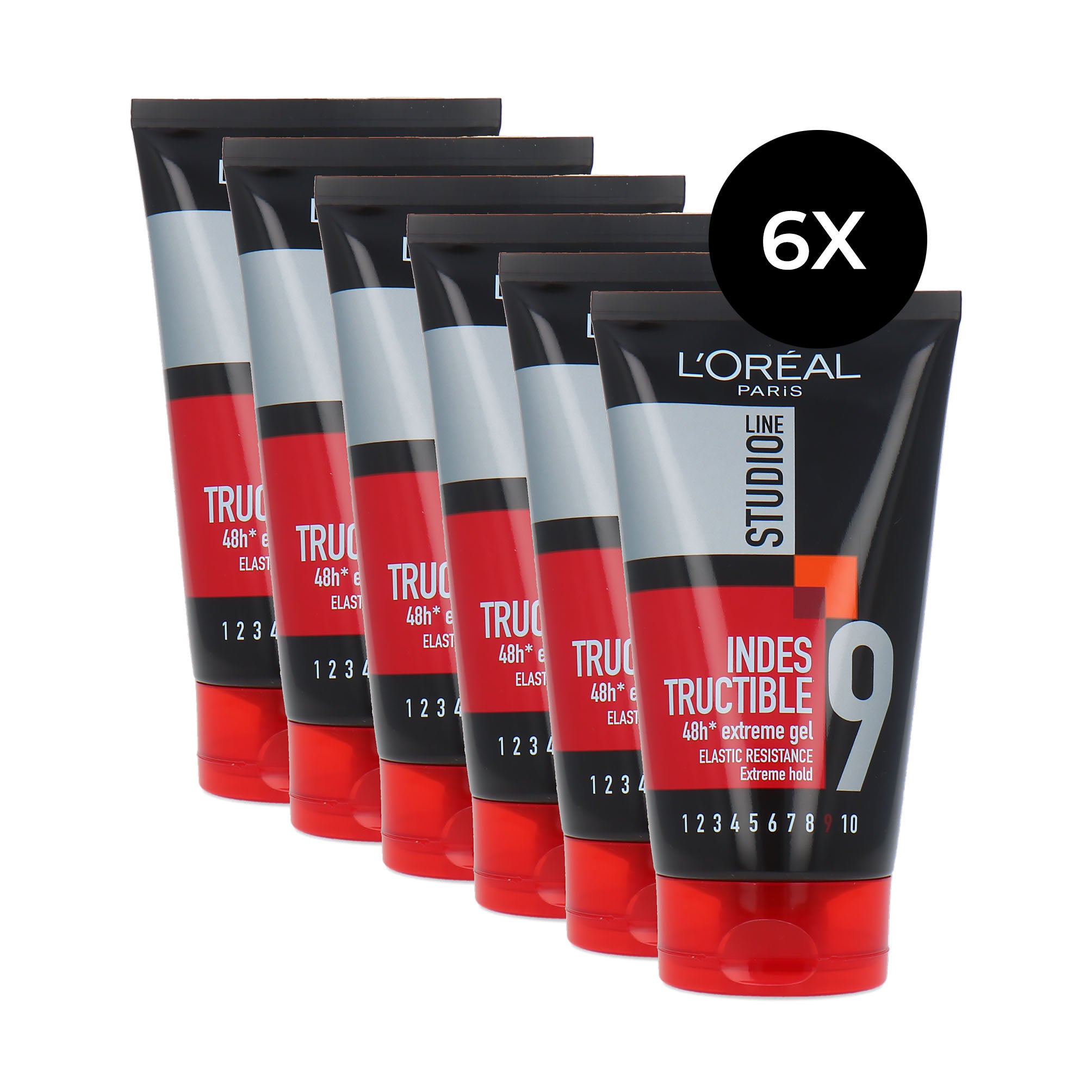 L'Oréal Studio Line Indestructible Extreme Gel 9 - 6 x 150 ml