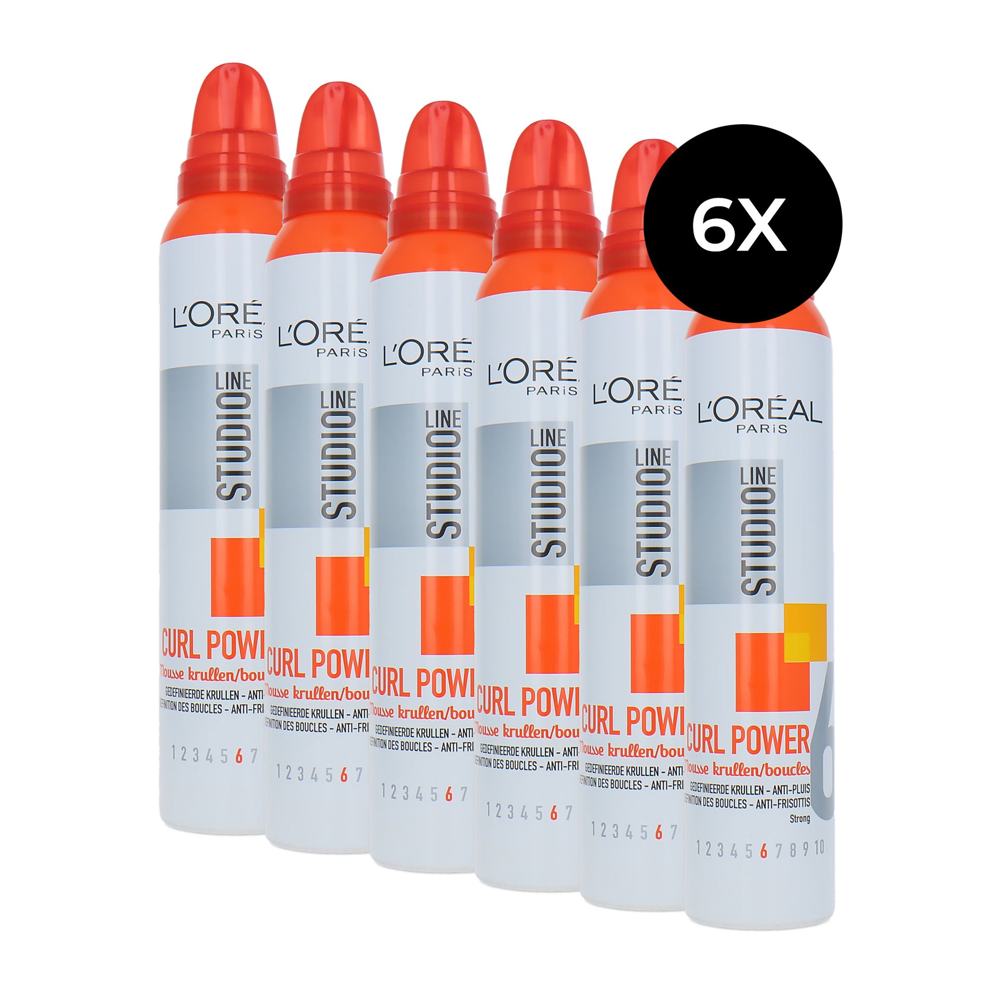 L'Oréal Studio Line Curl Power Mousse - 6 x 200 ml