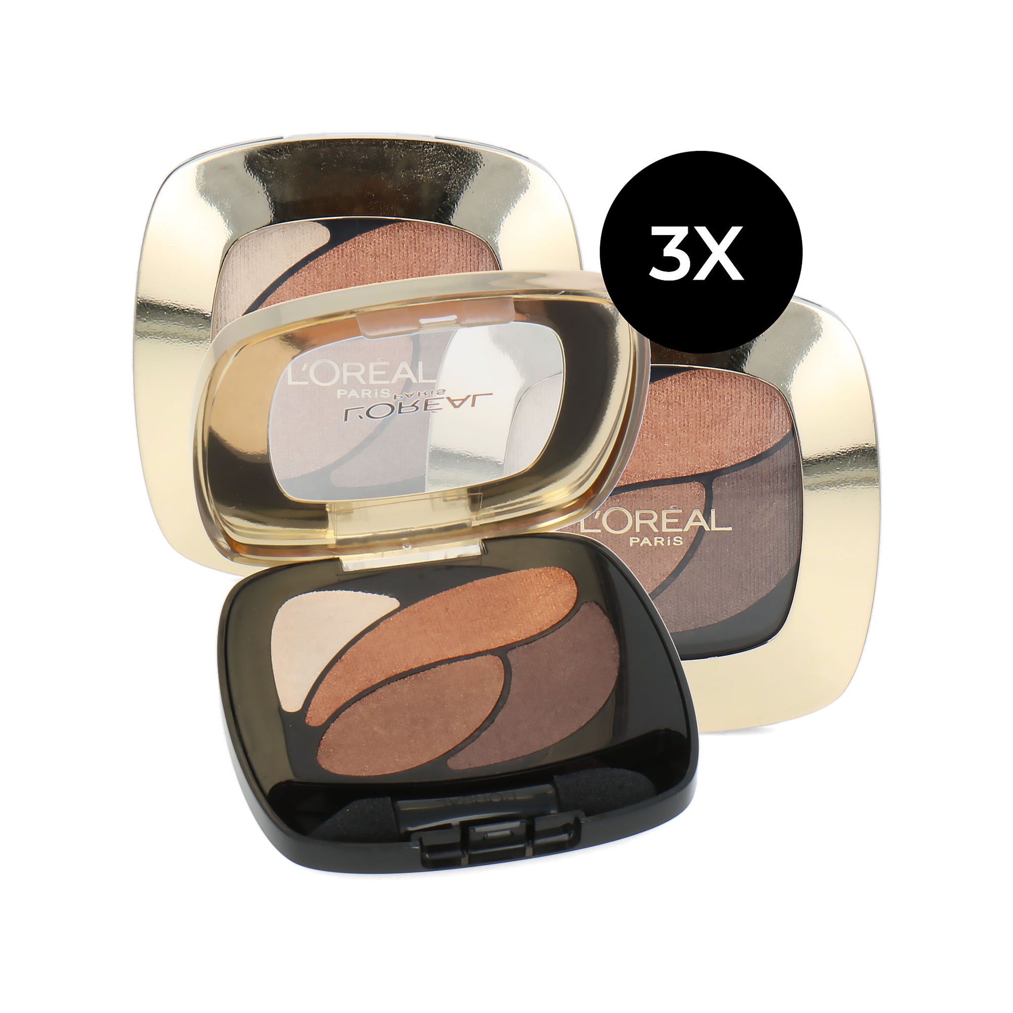 L'Oréal Color Riche Quad - E3 Infiniment Bronze (set van 3)