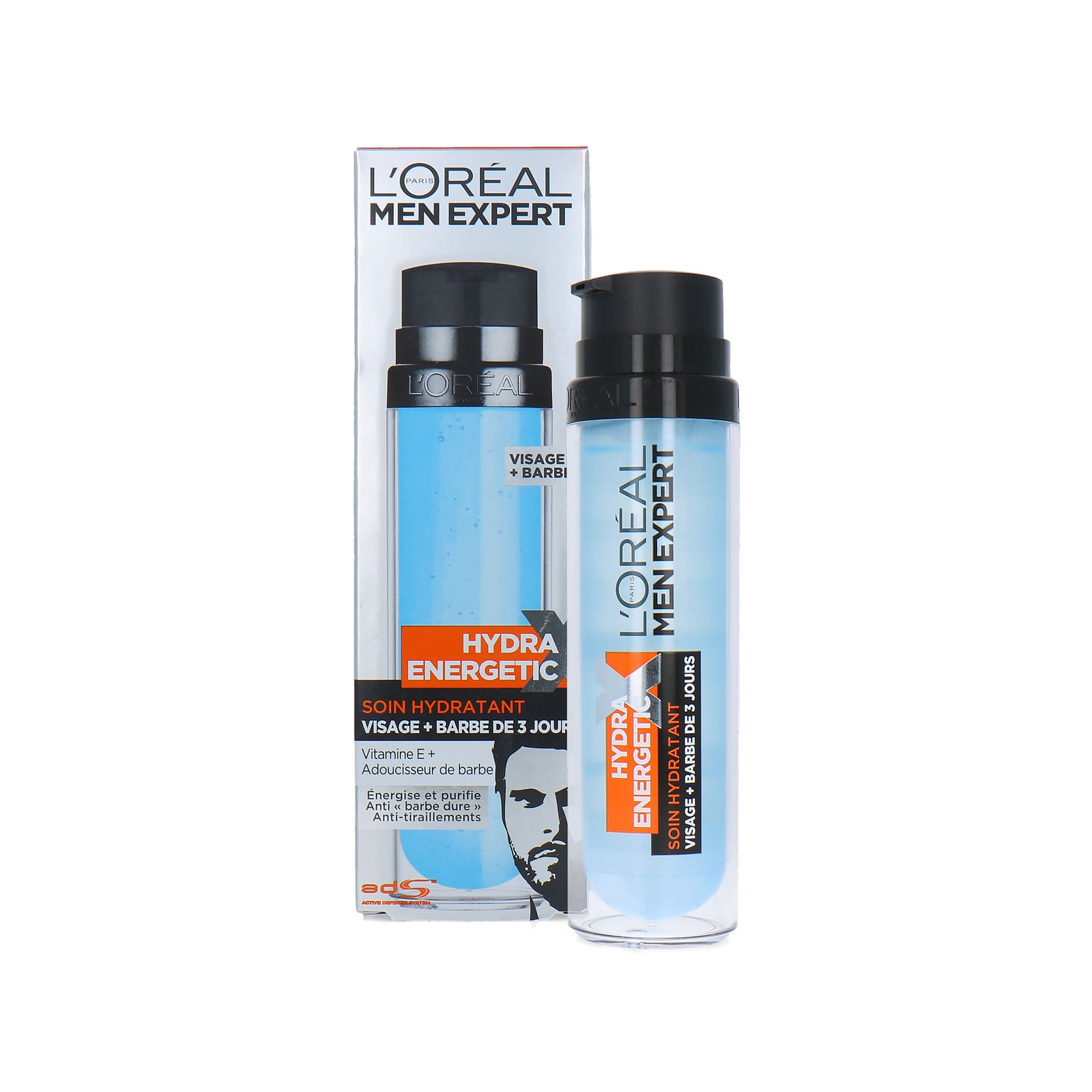 L'Oréal Men Expert Hydra Energetic Face + 3 Day Beard Gel - 50 ml