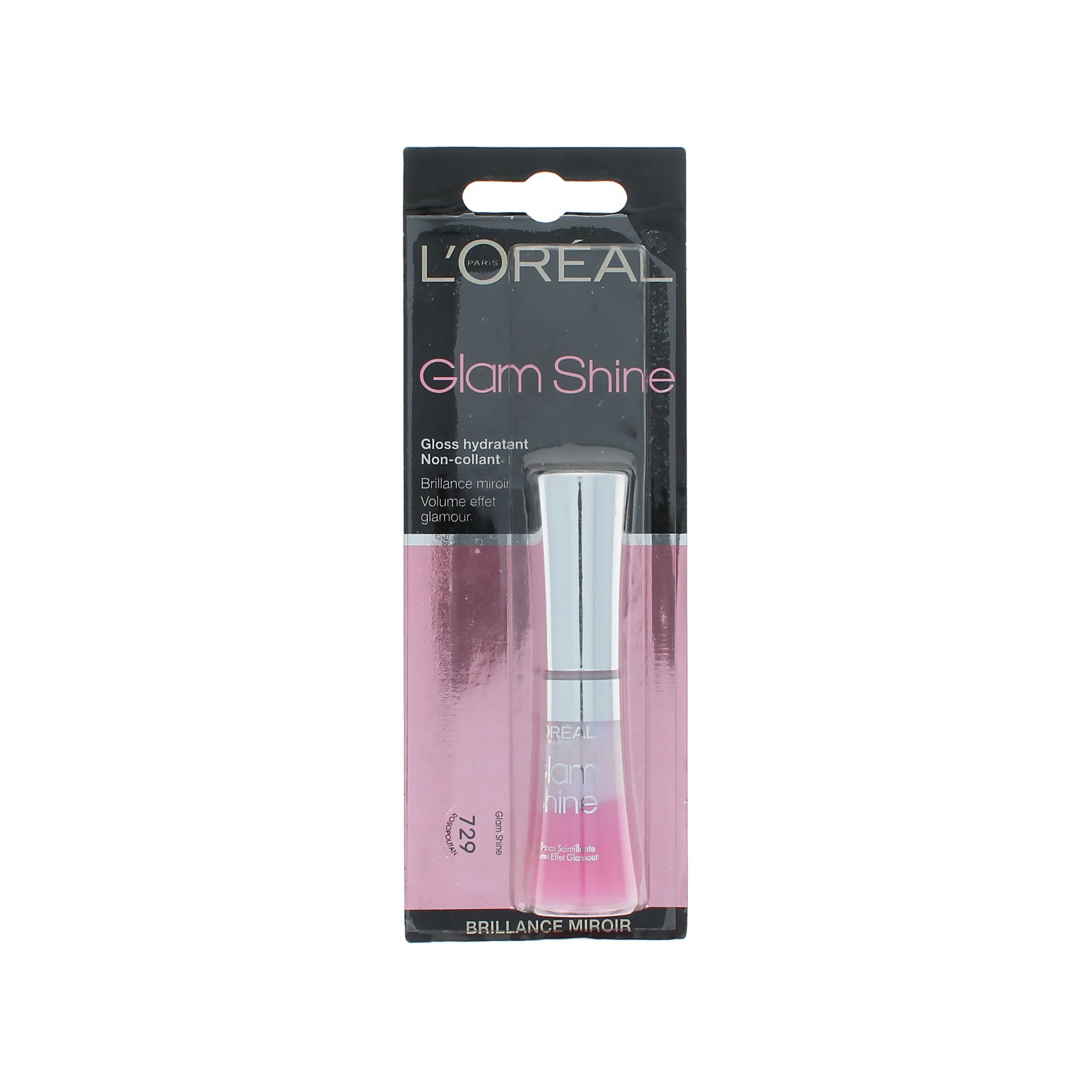L'Oréal Glam Shine Lipgloss - 729 Rosopolitan