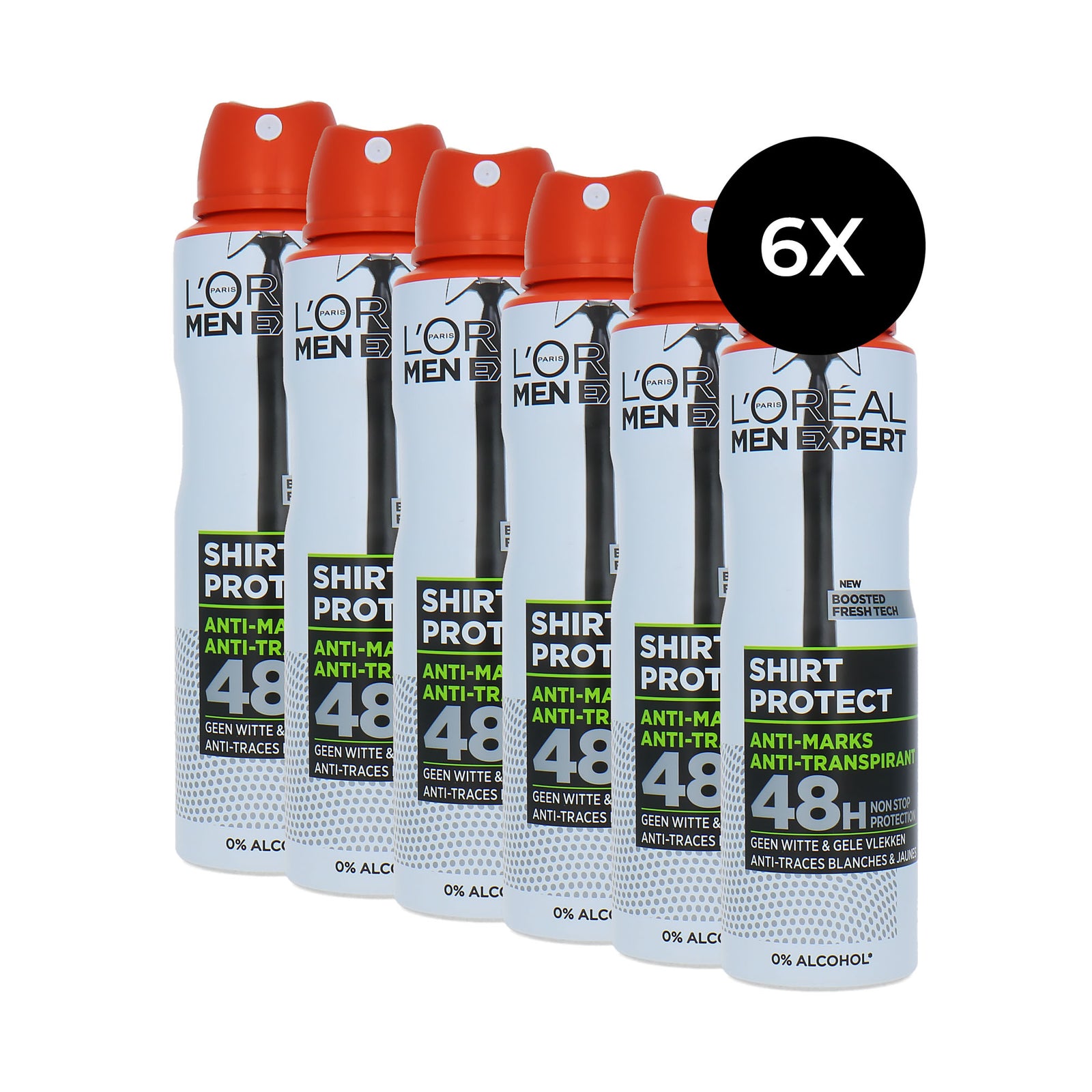 L'Oréal Men Expert Shirt Protect Deospray - 6 x 150 ml