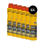 L'Oréal Men Expert Invincible Sport Deodorant Spray - 6 x 250 ml