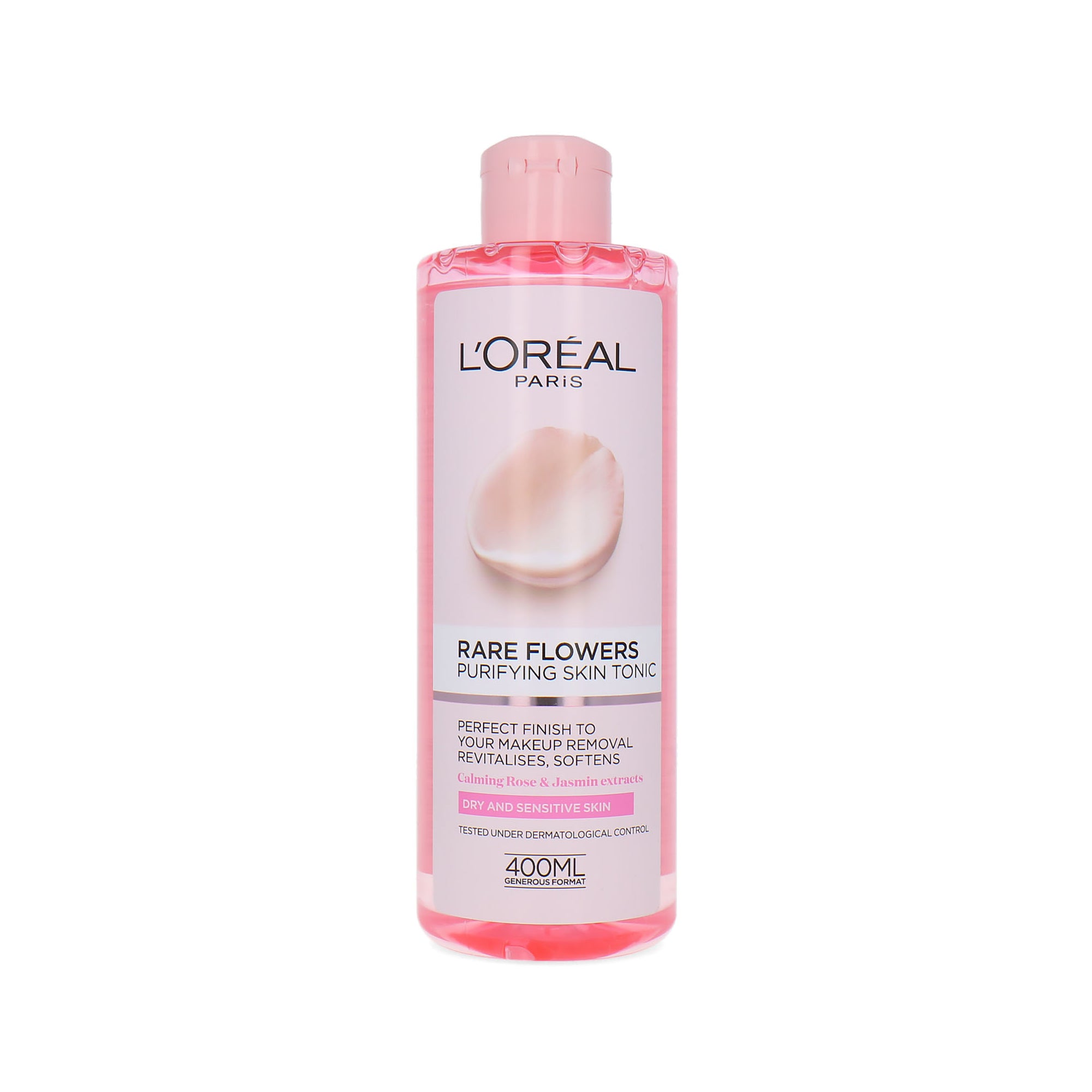 L'Oréal Rare Flowers Purifying Skin Tonic - 400 ml (voor droge en gevoelige huid)