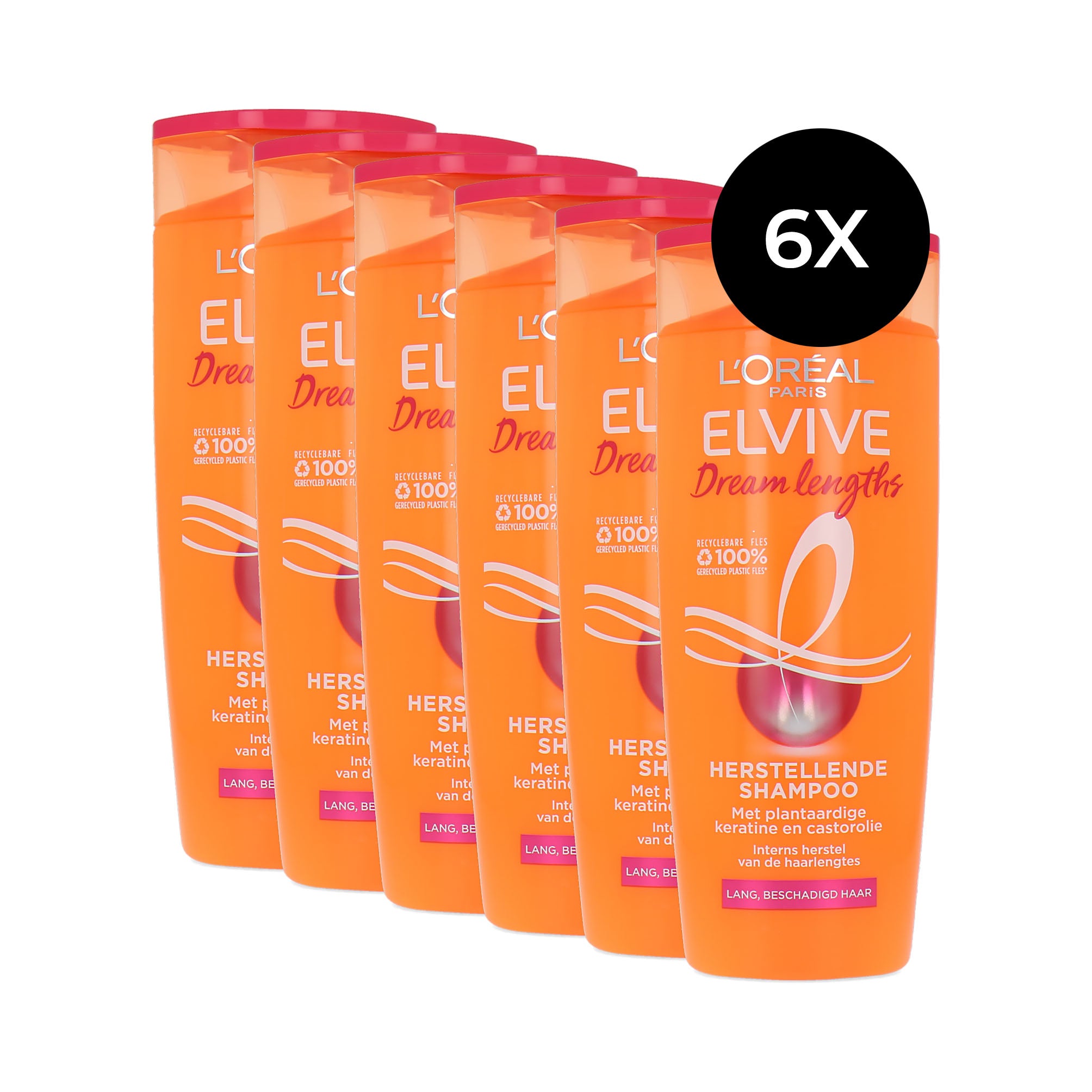 L'Oréal Elvive Dream Lengths Shampoo - 6 x 250 ml