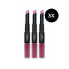 L'Oréal Infallible 24HR 2 Step Lipstick - 218 Wandering Wildberry (set van 3)