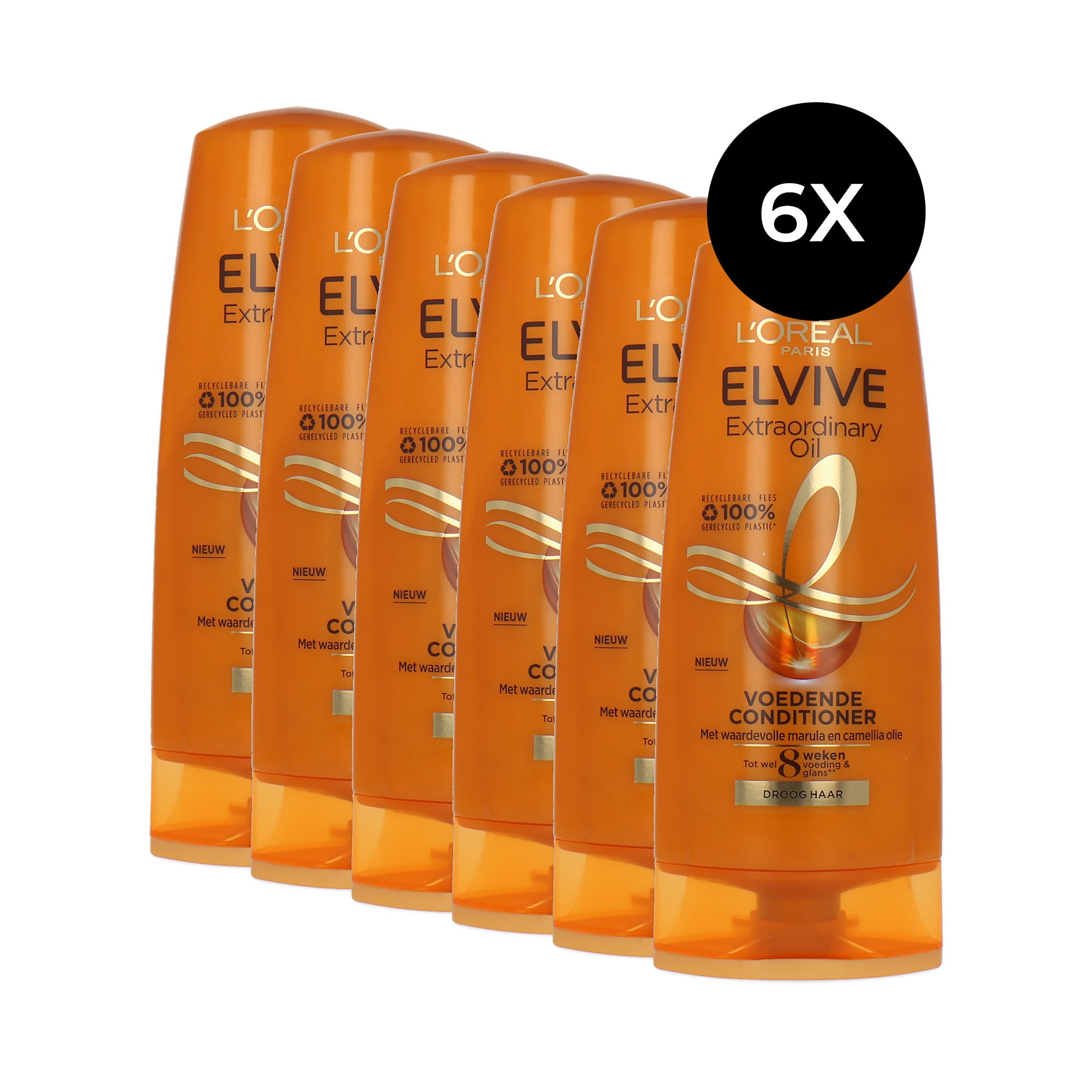 L'Oréal Elvive Extraordinary Oil Conditioner - 6 x 200 ml