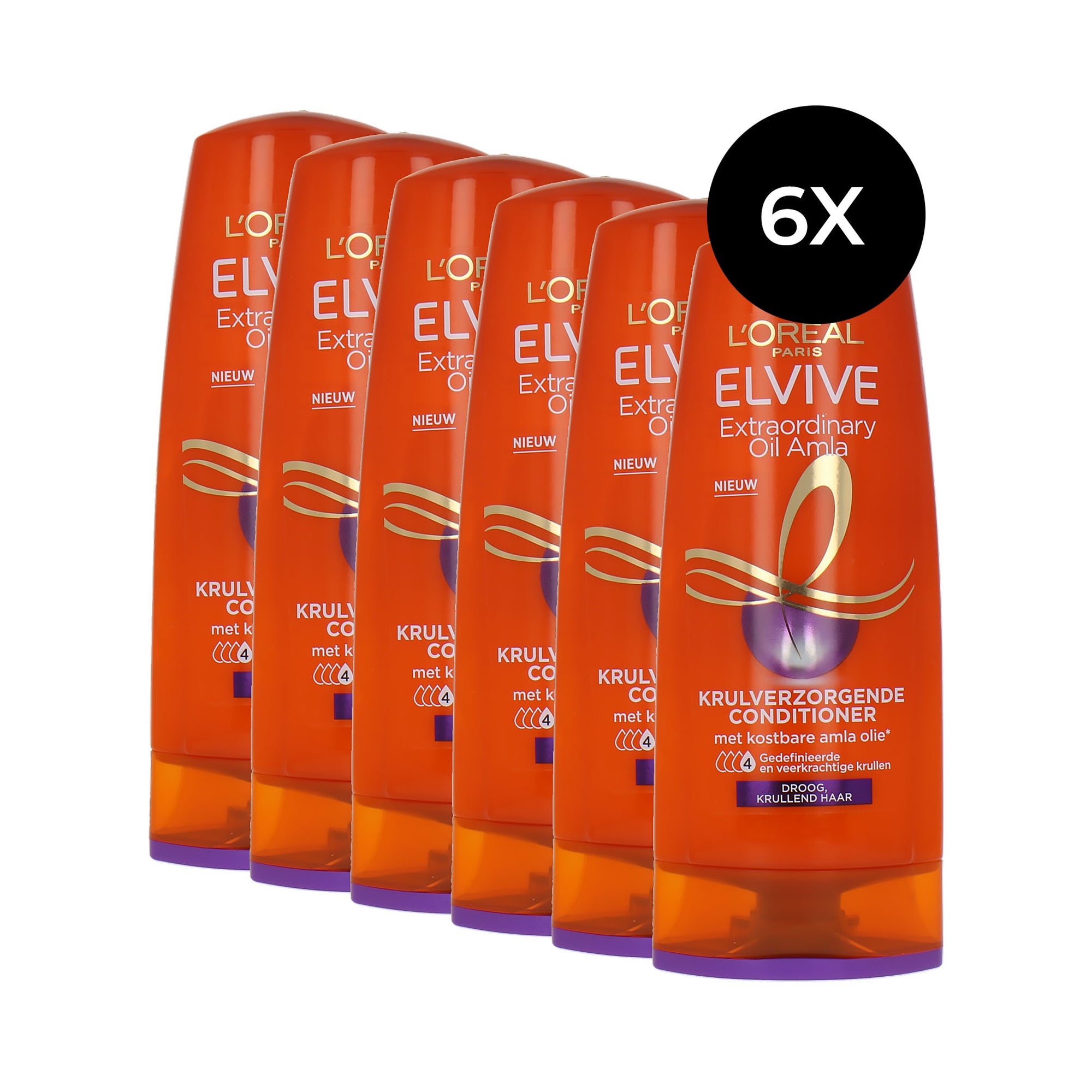 L'Oréal Elvive Extraordinary Oil Amla Condtitioner - 6 x 200 ml