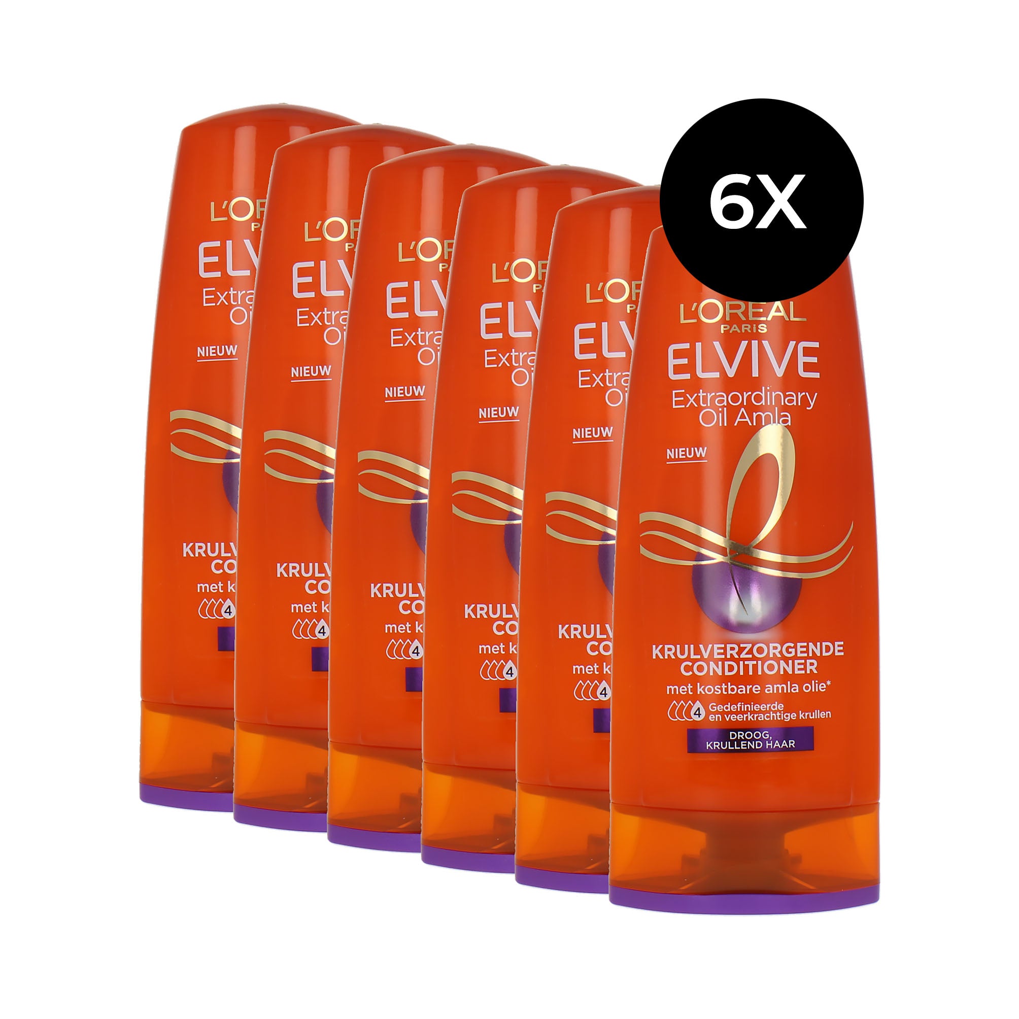 L'Oréal Elvive Extraordinary Oil Amla Condtitioner - 6 x 200 ml
