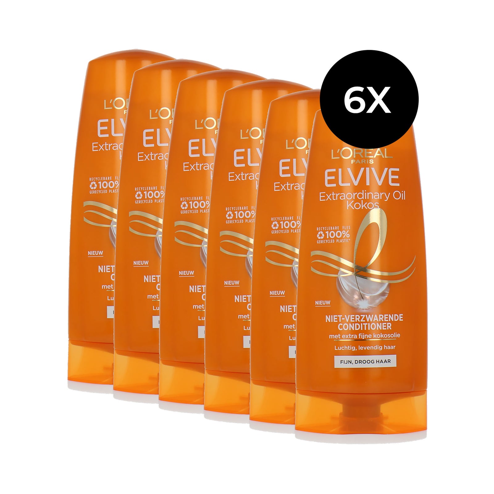 L'Oréal Extraordinary Oil Kokos Spülung - 6 x 200 ml