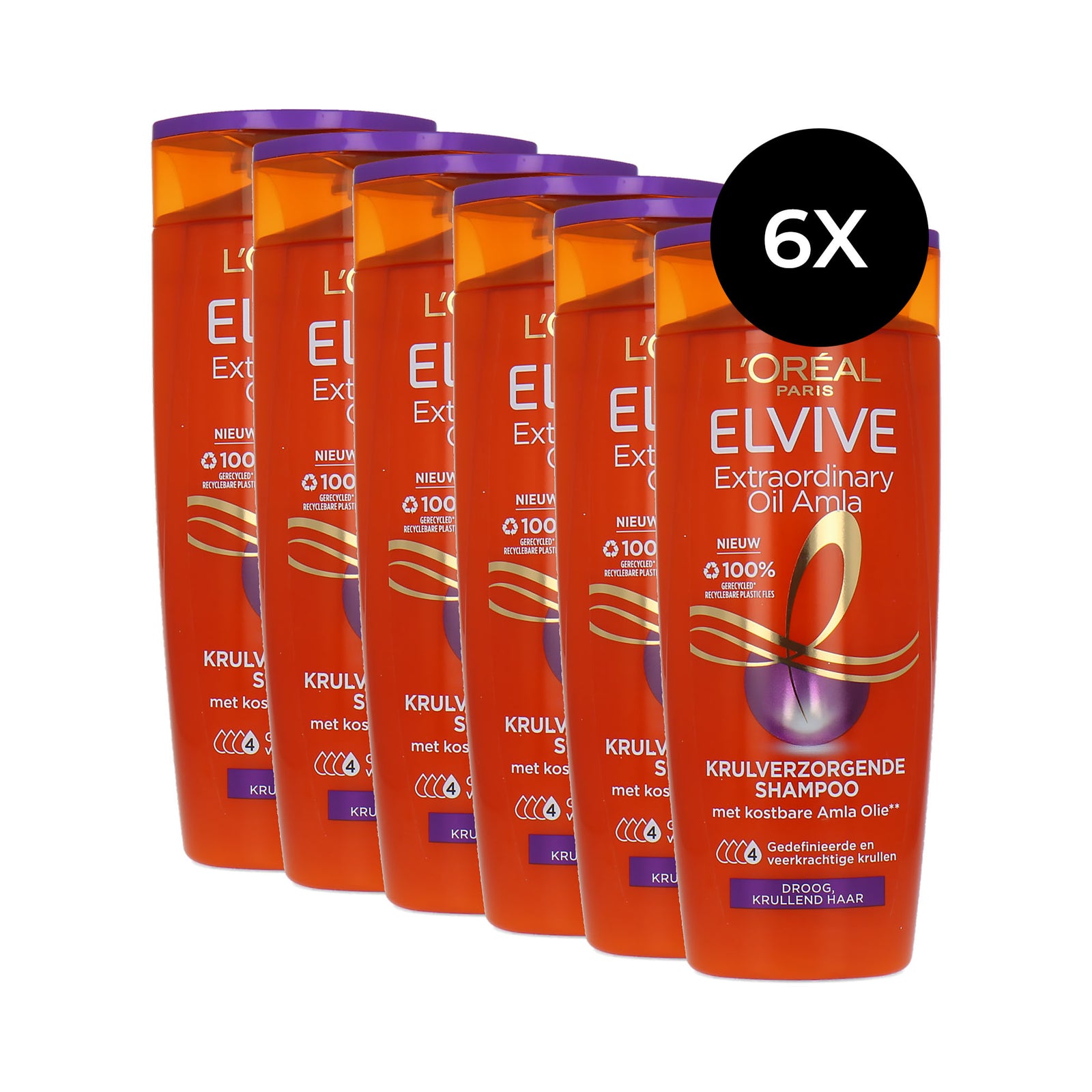 L'Oréal Elvive Extraordinary Oil Amla Shampoo - 6 x 250 ml