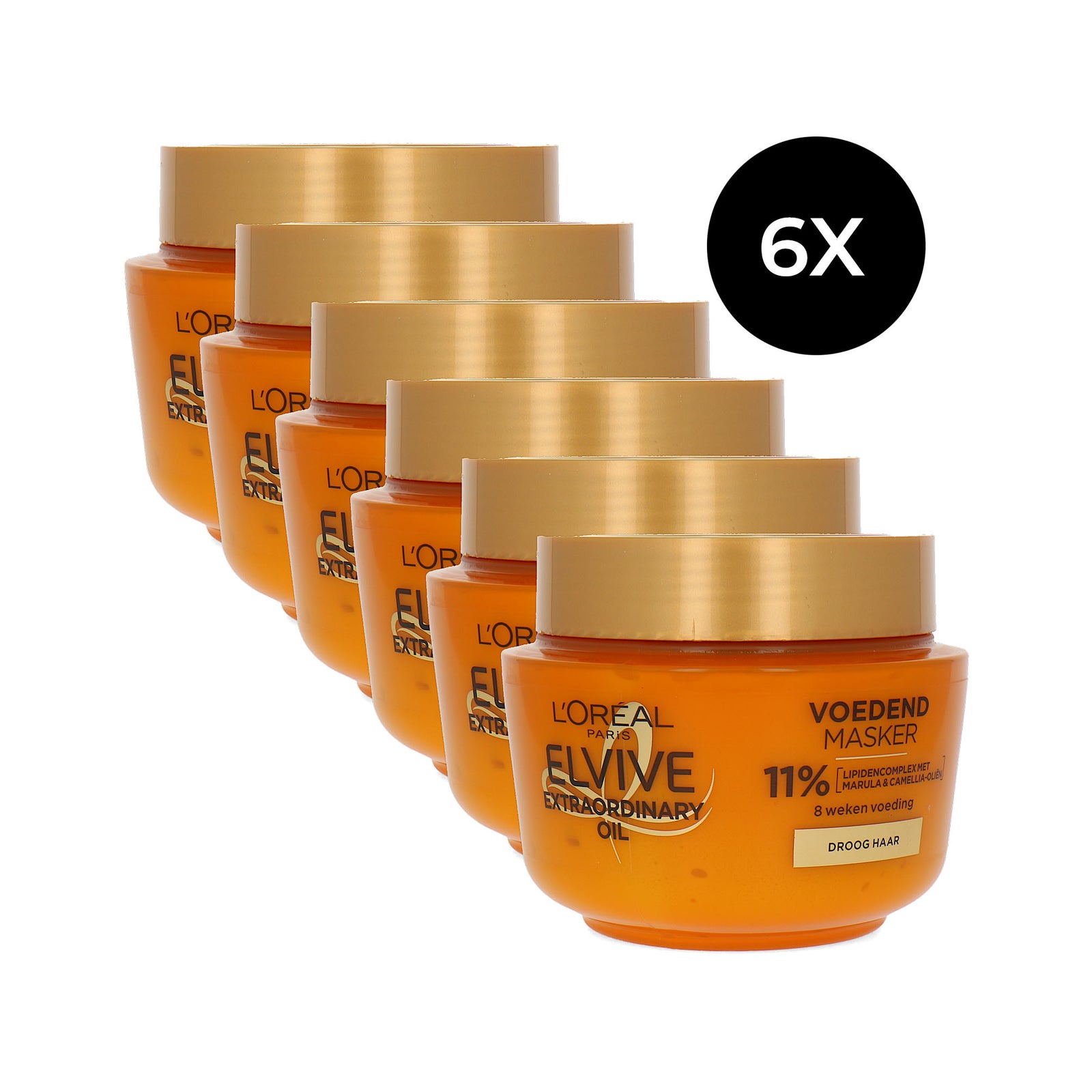 L'Oréal Elvive Extraordinary Oil Hair Mask - 6 x 300 ml