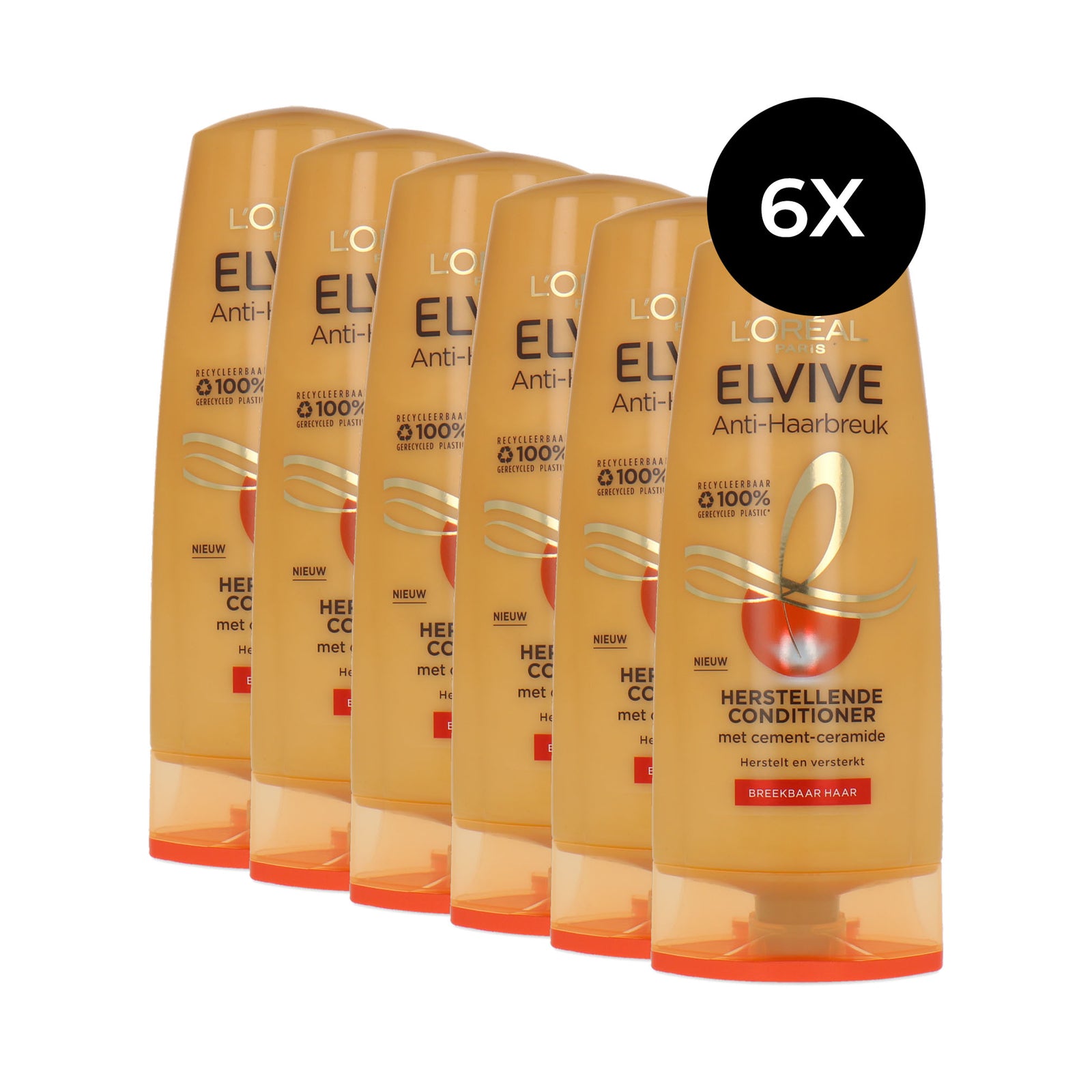 L'Oréal Elvive Anti Hair Breakage Conditioner - 6 x 200 ml