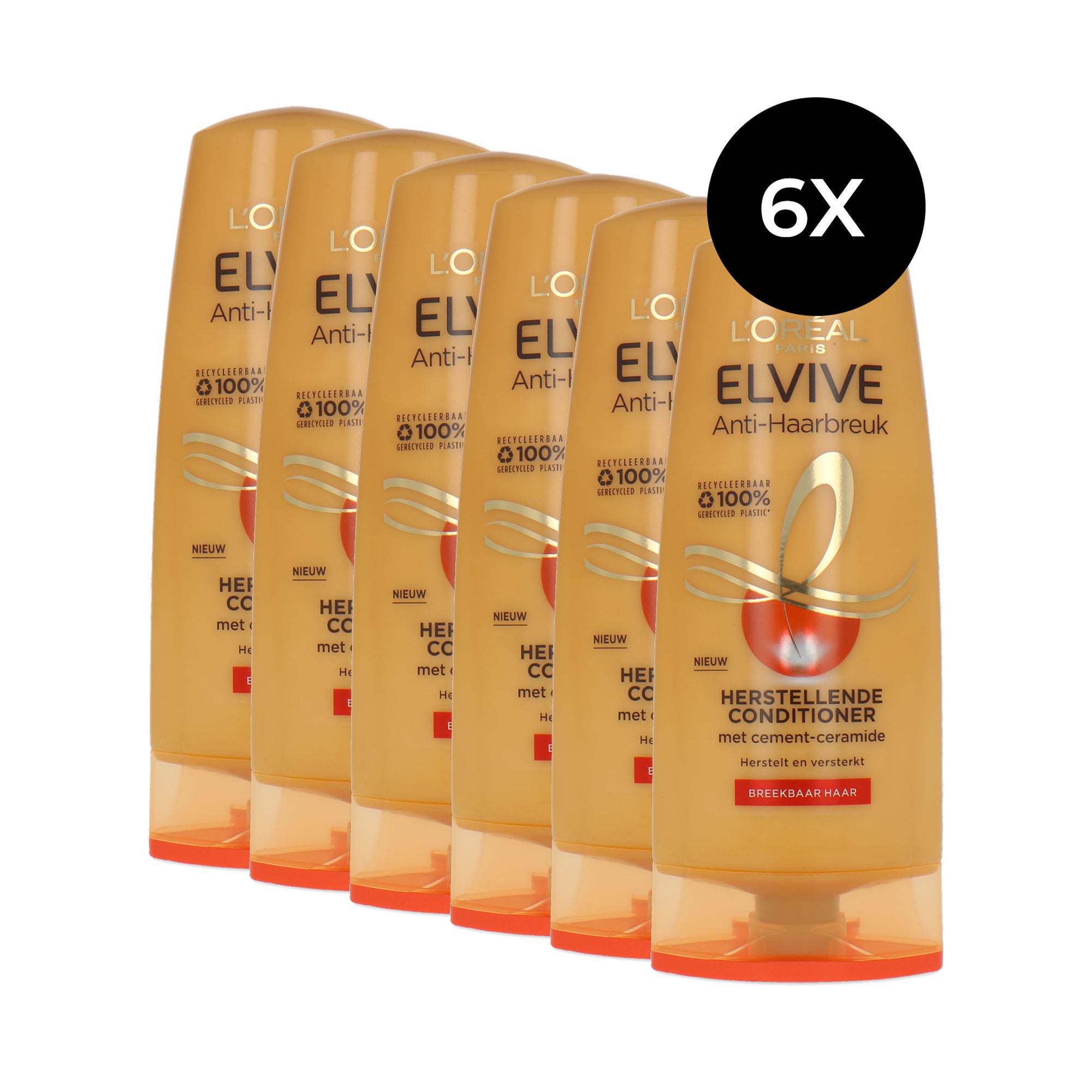 L'Oréal Elvive Anti Hair Breakage Conditioner - 6 x 200 ml