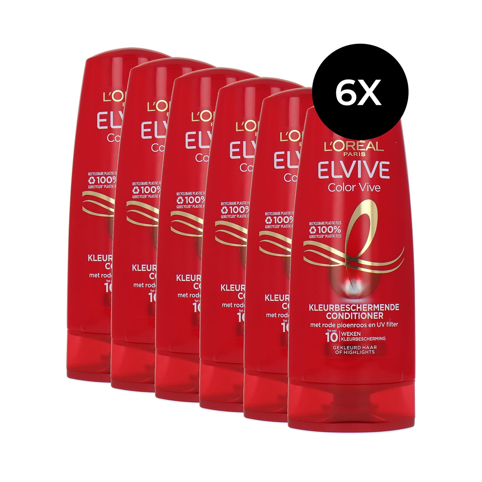 L'Oréal Elvive Color Vive Conditioner - 6 x 200 ml