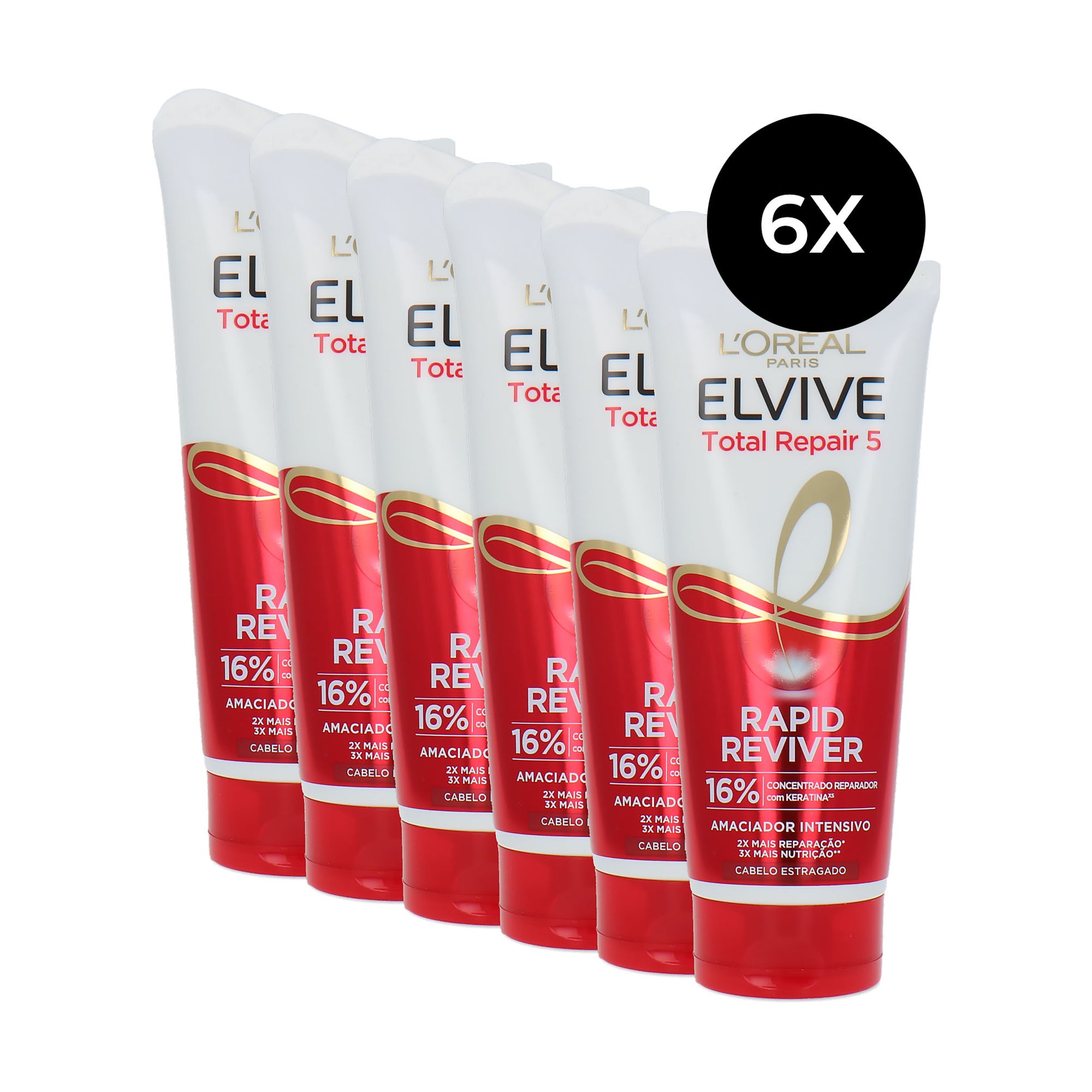 L'Oréal Elvive Total Repair 5 Rapid Reviver - 6 x 180 ml