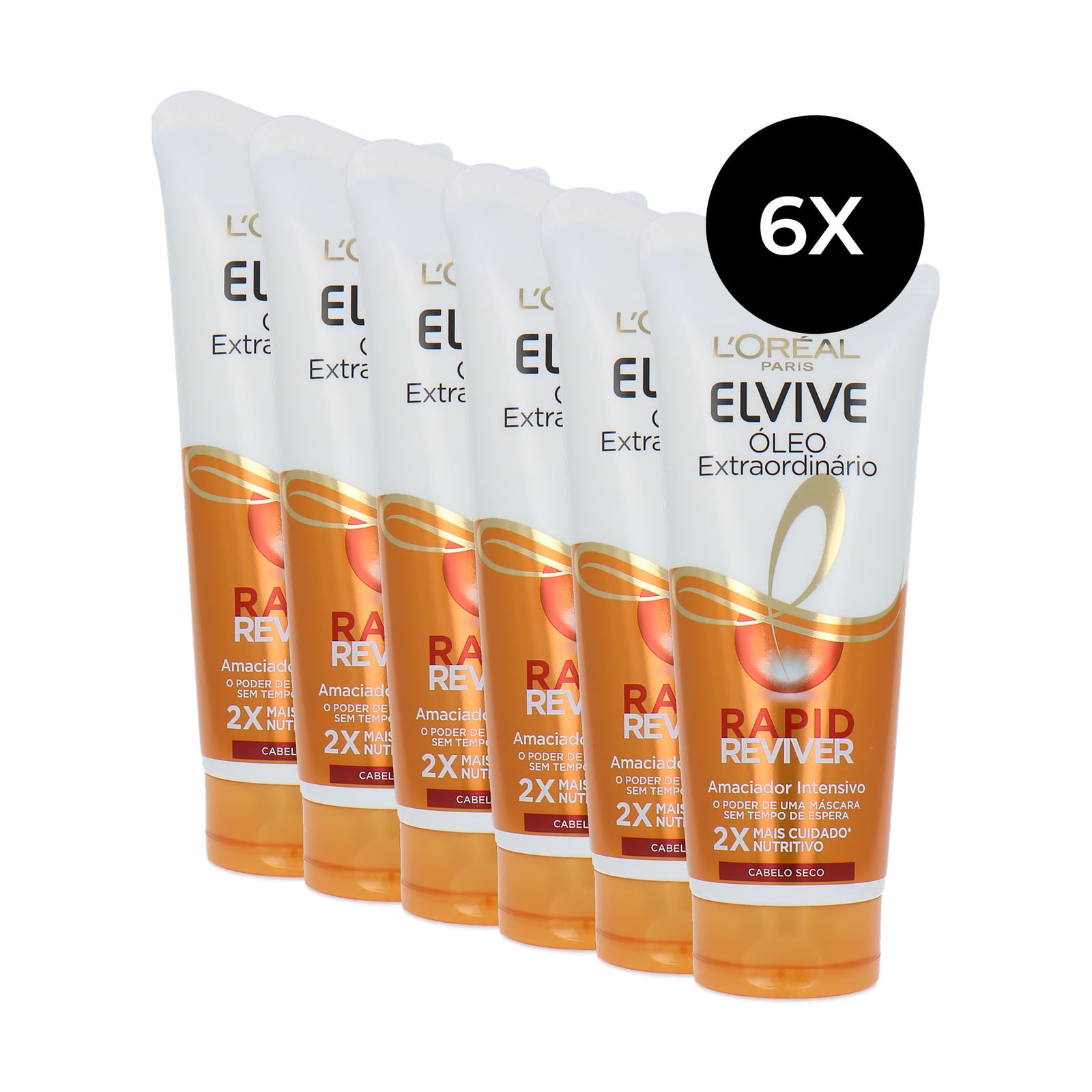 L'Oréal Elvive Extraordinary Oil Rapid Reviver - 6 x 180 ml