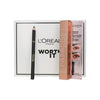 L'Oréal Worth It Mascara + Eyepencil Cadeauset - Paradise Extatic Mascara Black + 101 Midnight Black