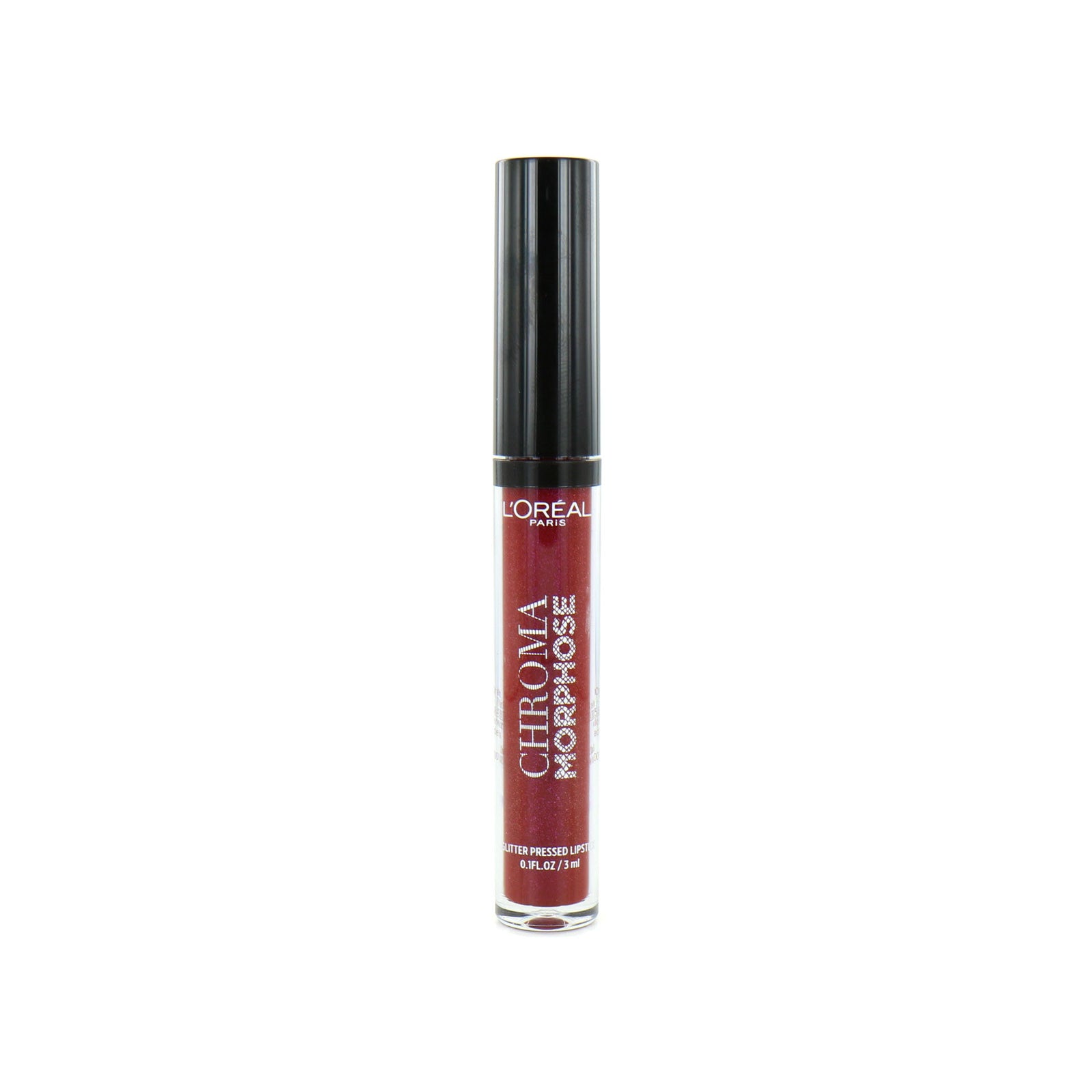 L'Oréal Chroma Morphose Glitter Pressed Lipstick - 03 Night Viper