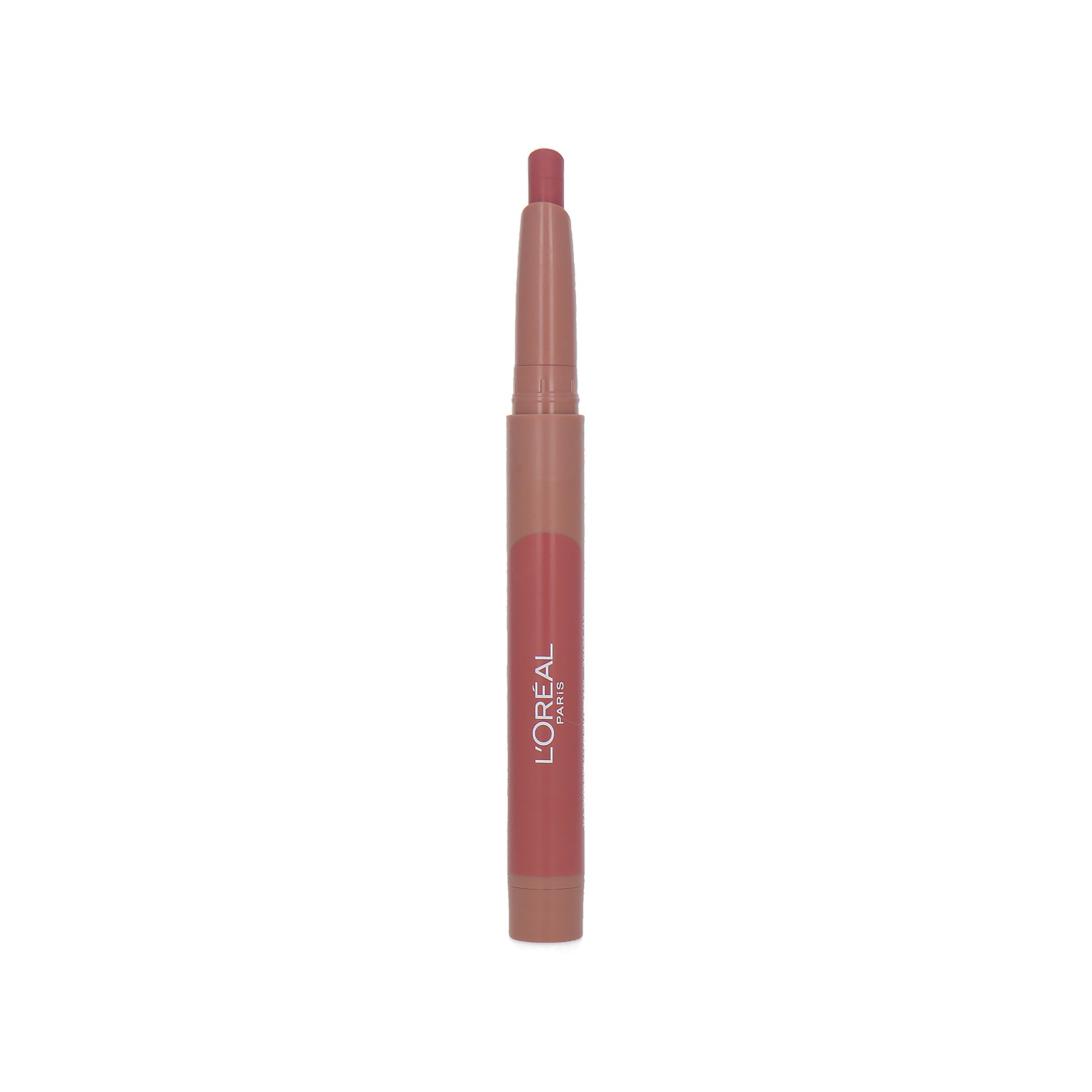 L'Oréal Matte Lip Crayon Lipstick - 102 Caramel Blonde